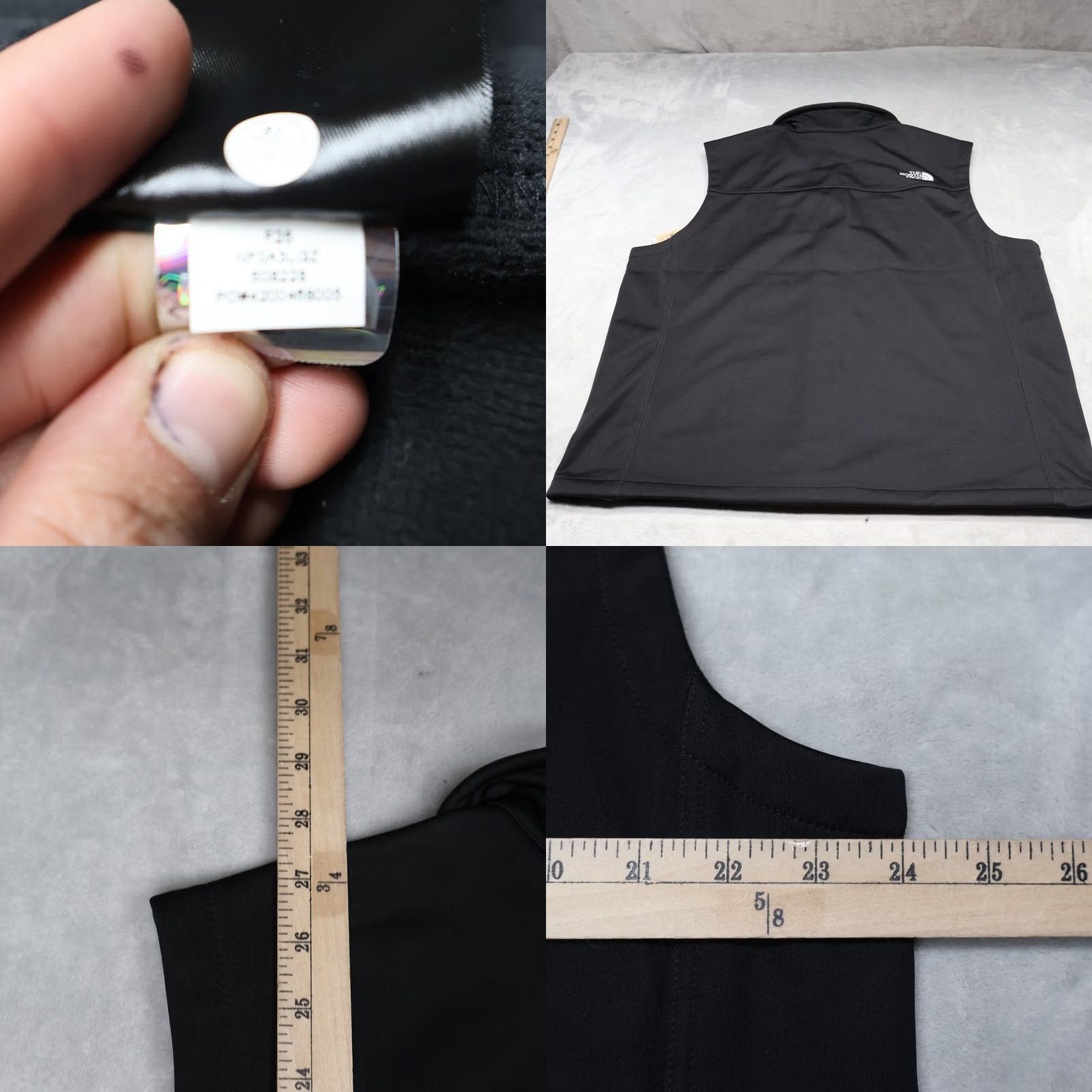 The North Face VINTAGE North Face Vest Mens XL Black Ridgewall Softshell Windwall Full Zip LOGO NEW Size US XL / EU 56 / 4 - 9 Thumbnail