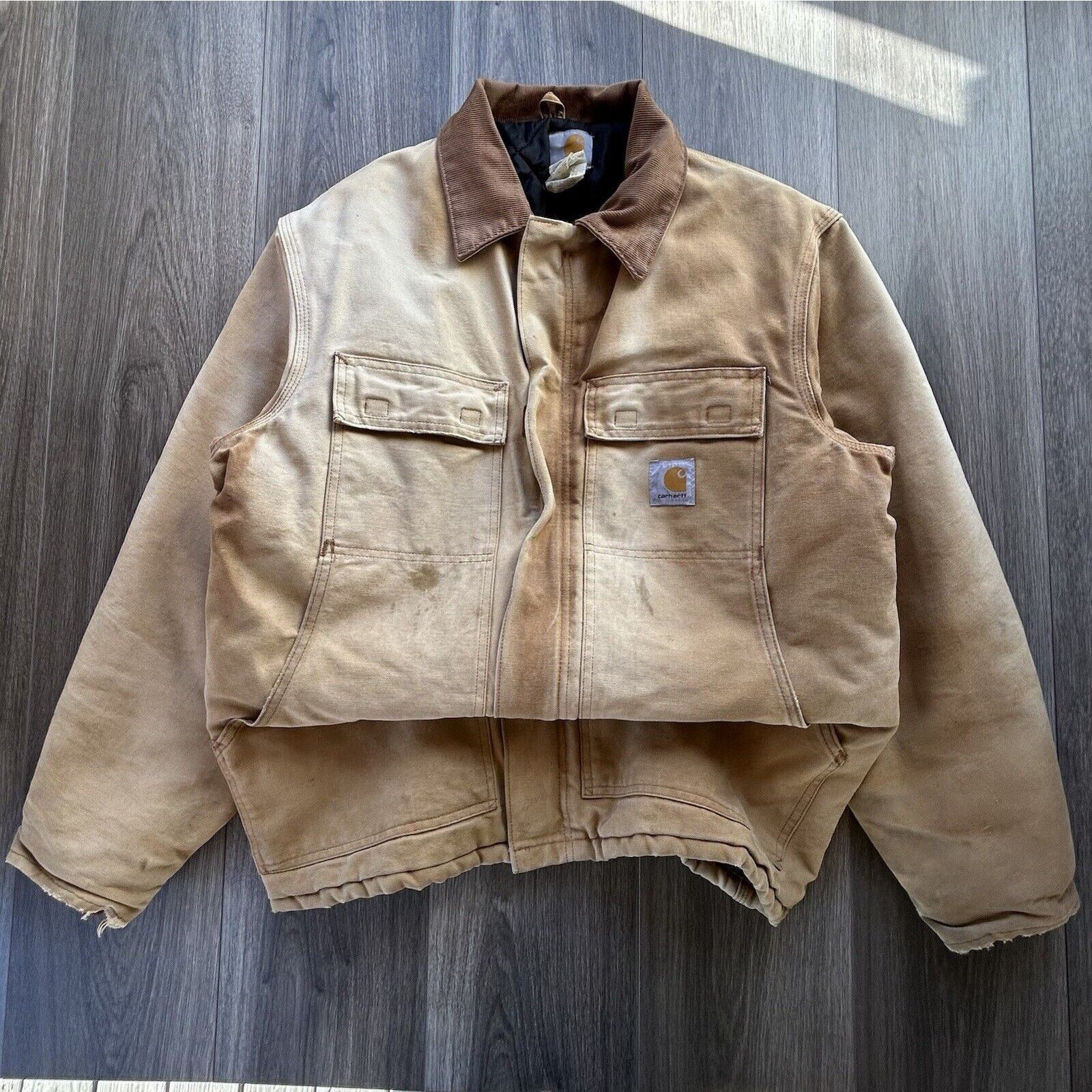 Vintage Carhartt Arctic Jacket C03 BRN 42 Coat 90s Made USA