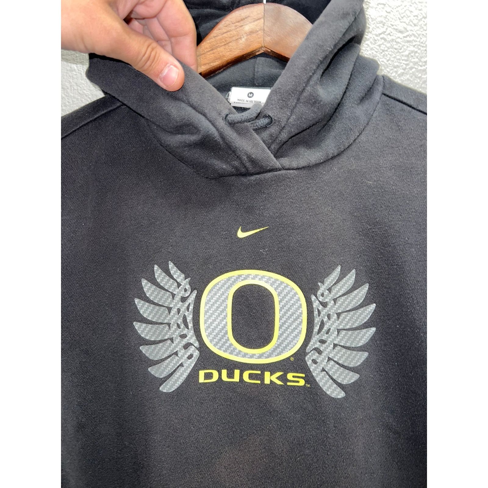 Vintage Womens Nike Oregon Ducks Hoodie College University Medium Size M / US 6-8 / IT 42-44 - 2 Thumbnail