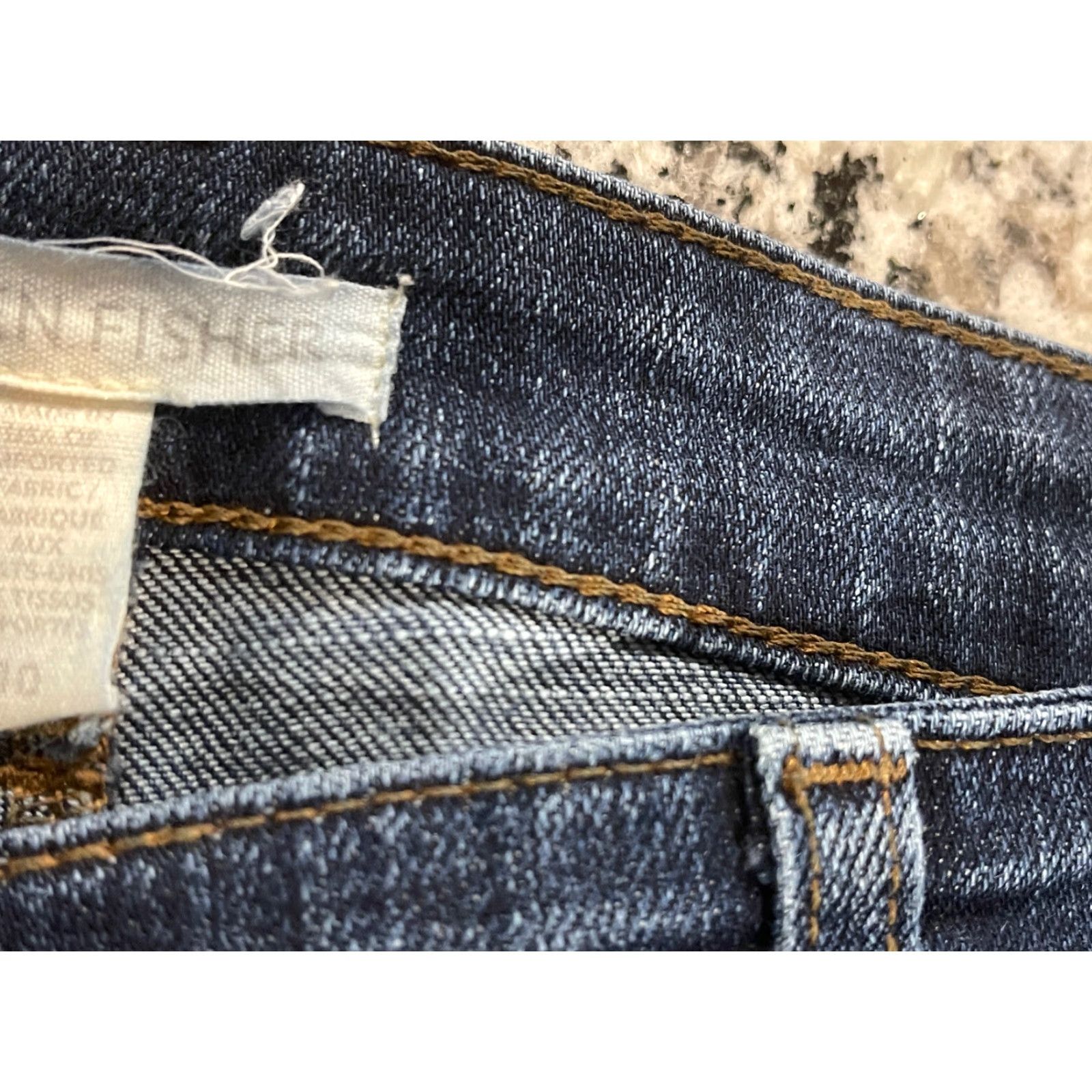 Eileen Fisher Eileen Fisher Jeans Straight Ankle Organic Cotton Stretch Denim Blue 10 Size 32" / US 10 / IT 46 - 4 Thumbnail