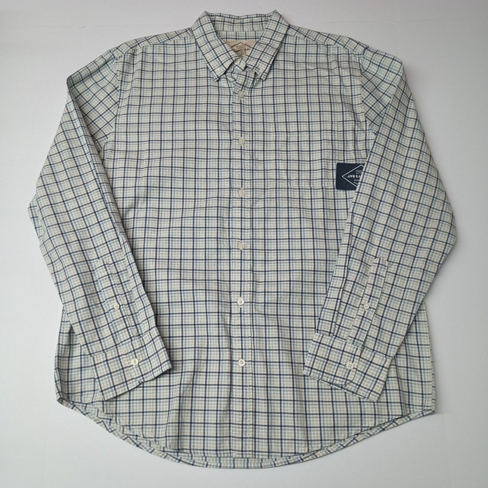St. Johns Bay St John’s Bay Shirt Men's Size L Multi White Grid Check Size US L / EU 52-54 / 3 - 1 Thumbnail