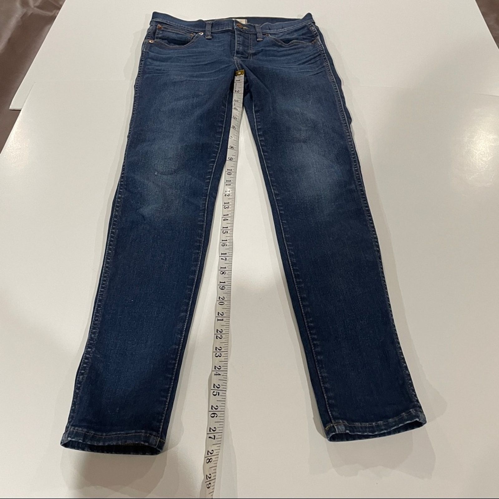 Madewell Madewell 9” High Rise Skinny Jeans in Polly Wash Size 27 Size 27" / US 4 / IT 40 - 12 Thumbnail