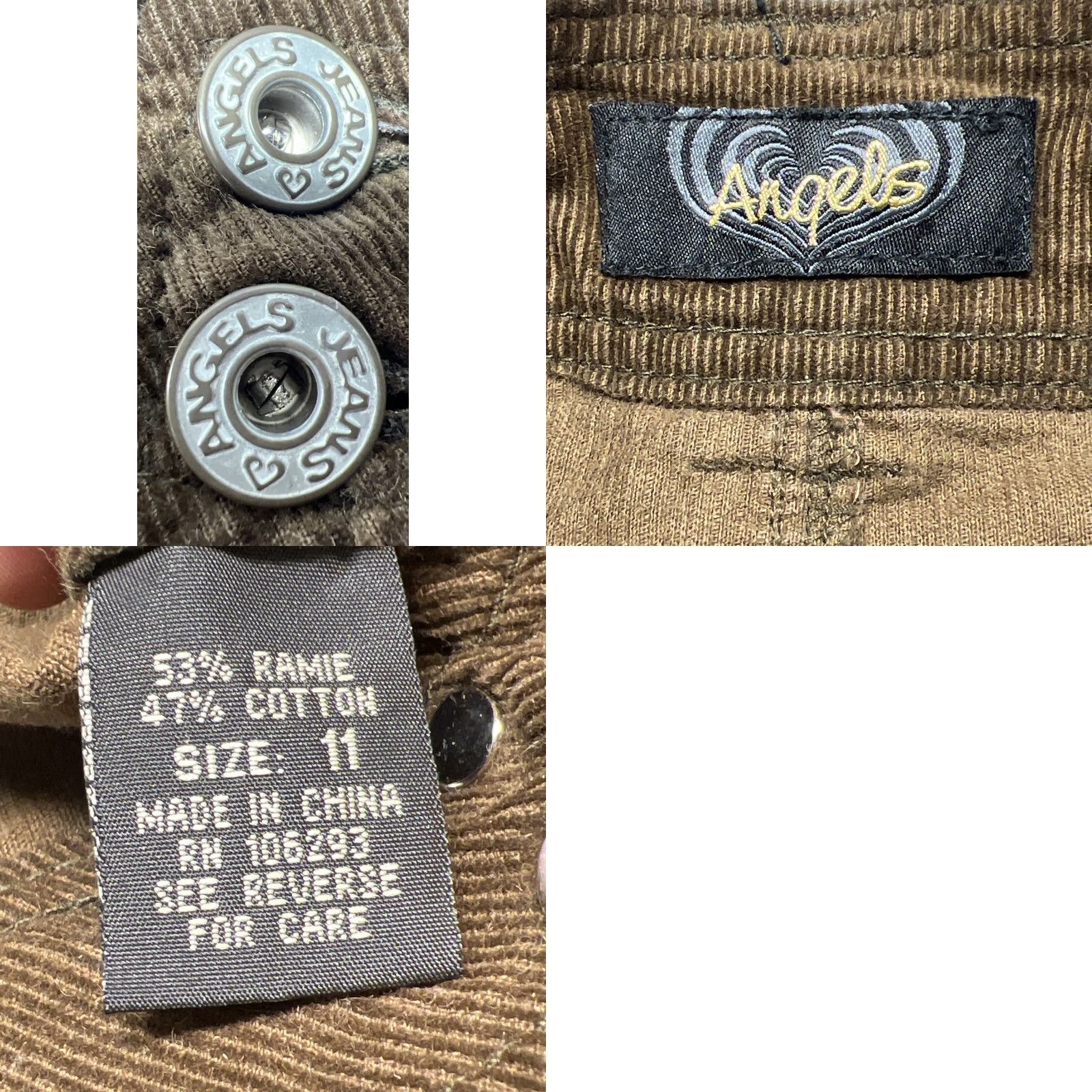 Vintage VINTAGE Angels Corduroy Pleated Brown Micro Mini Skirt Sz 11 2000s Women Short Zipper Skirt Angels Mens? No Size 32" / US 10 / IT 46 - 8 Thumbnail