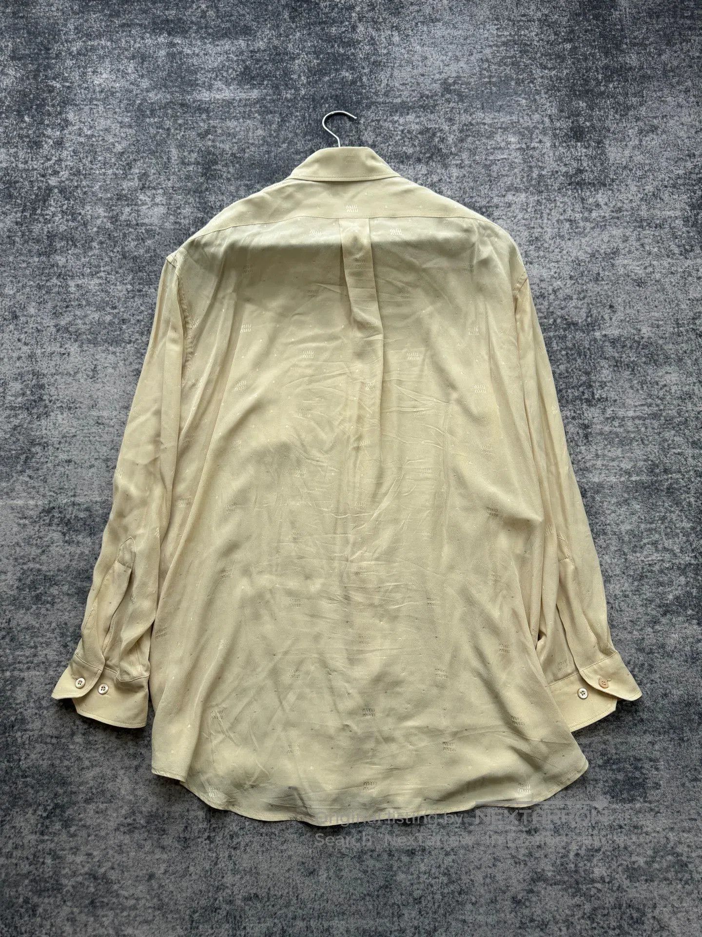 Miu Miu Miu Miu Silk Long Sleeve Shirt. Size S / US 4 / IT 40 - 2 Thumbnail