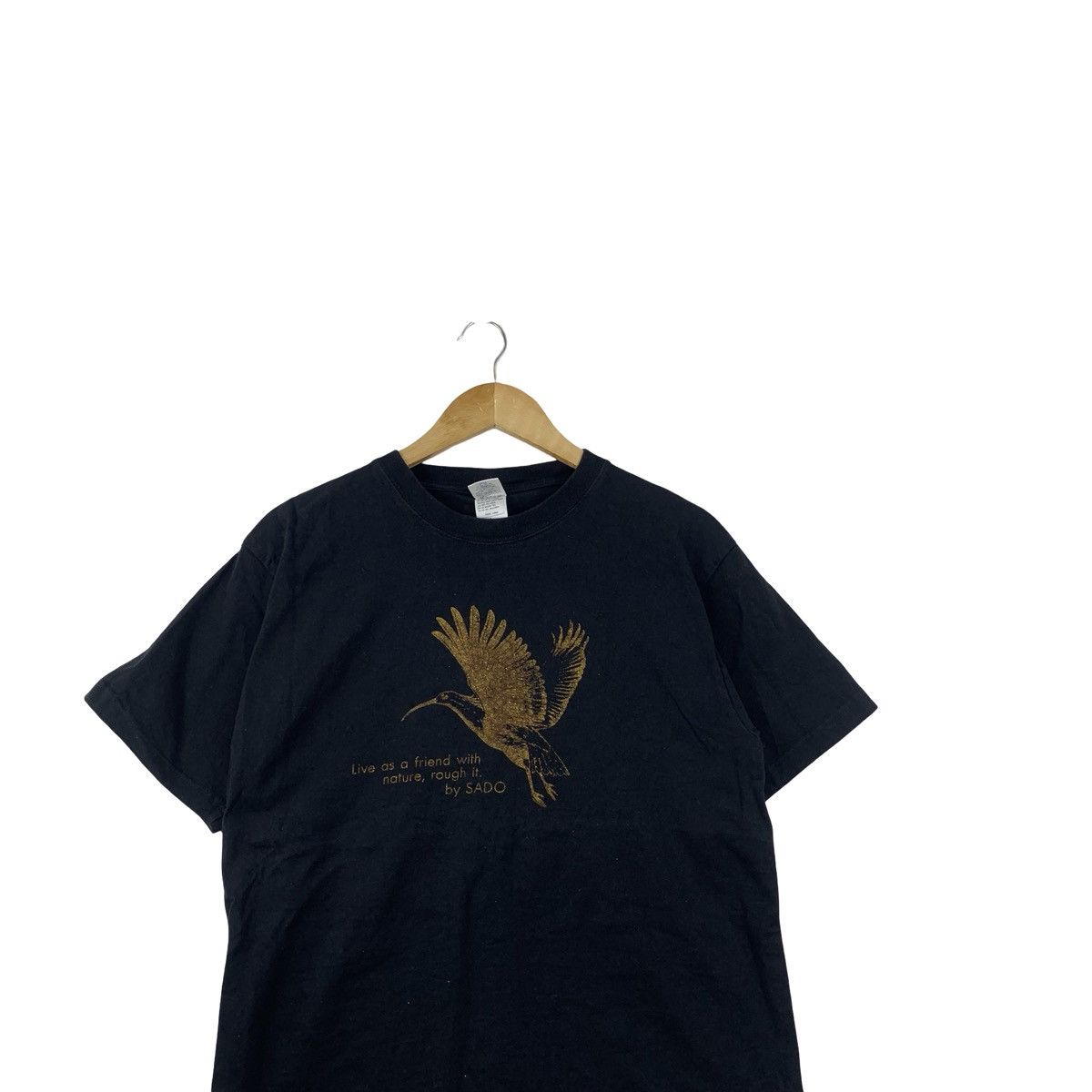 Vintage Vintage Y2K SADO TOKI BIRD Japan Crested Ibis Tee Shirt Top Size L / US 10 / IT 46 - 2 Thumbnail