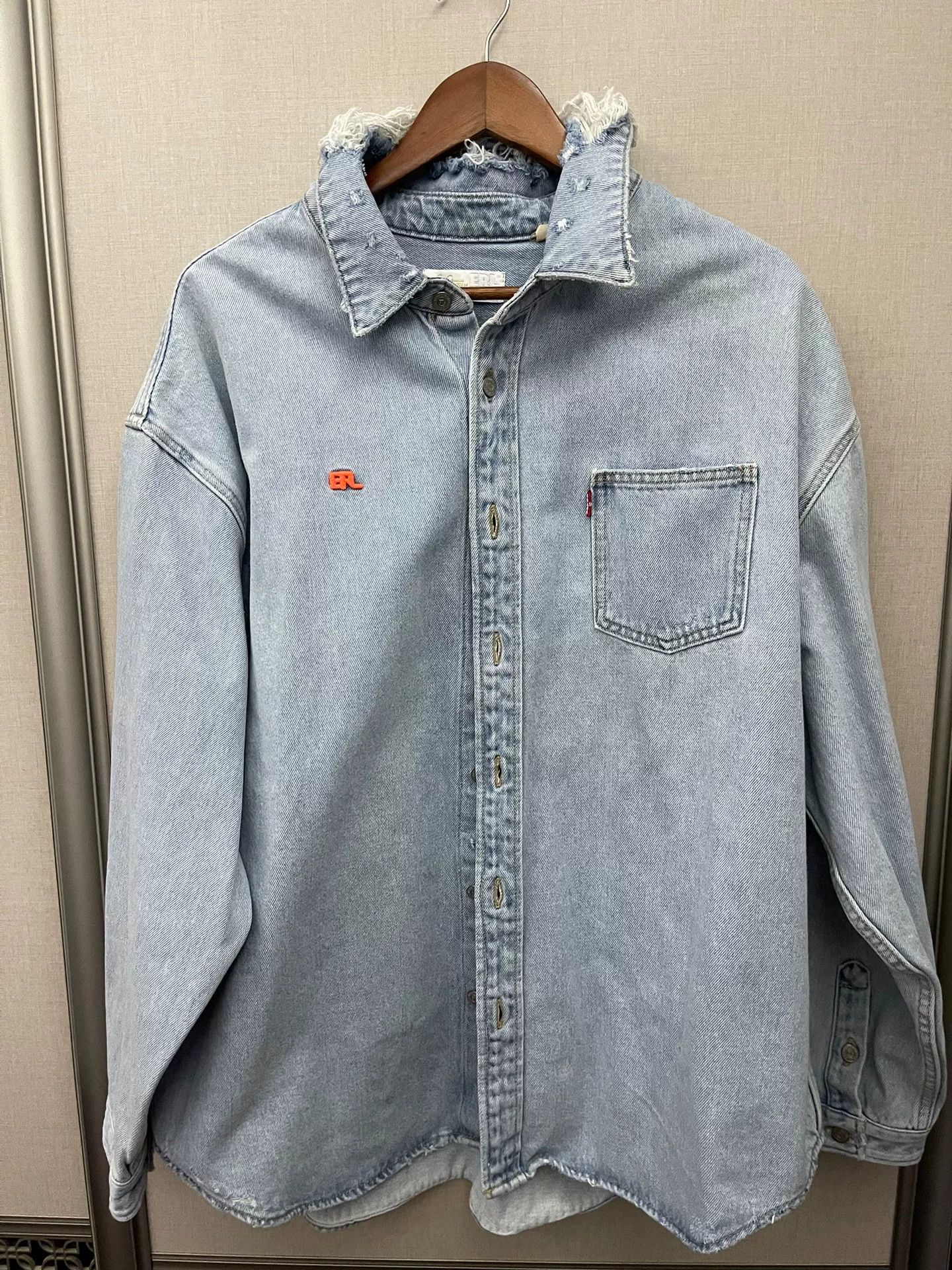 ERL ERL Levi's Collaboration Denim Shirt Size US L / EU 52-54 / 3 - 1 Thumbnail