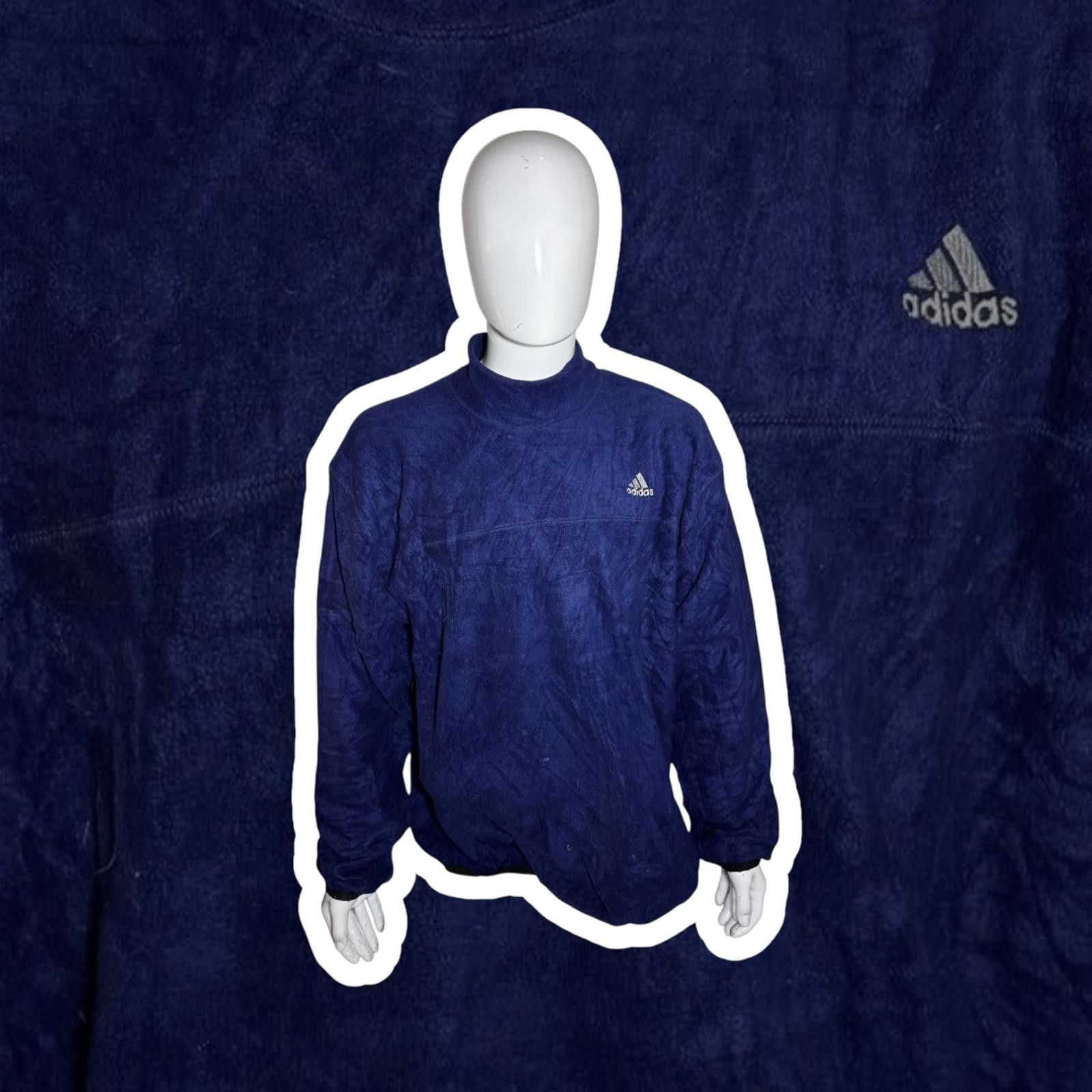 Adidas Adidas Vintage Navy Blue Sweatshirt Size US XXL / EU 58 / 5 - 1 Thumbnail