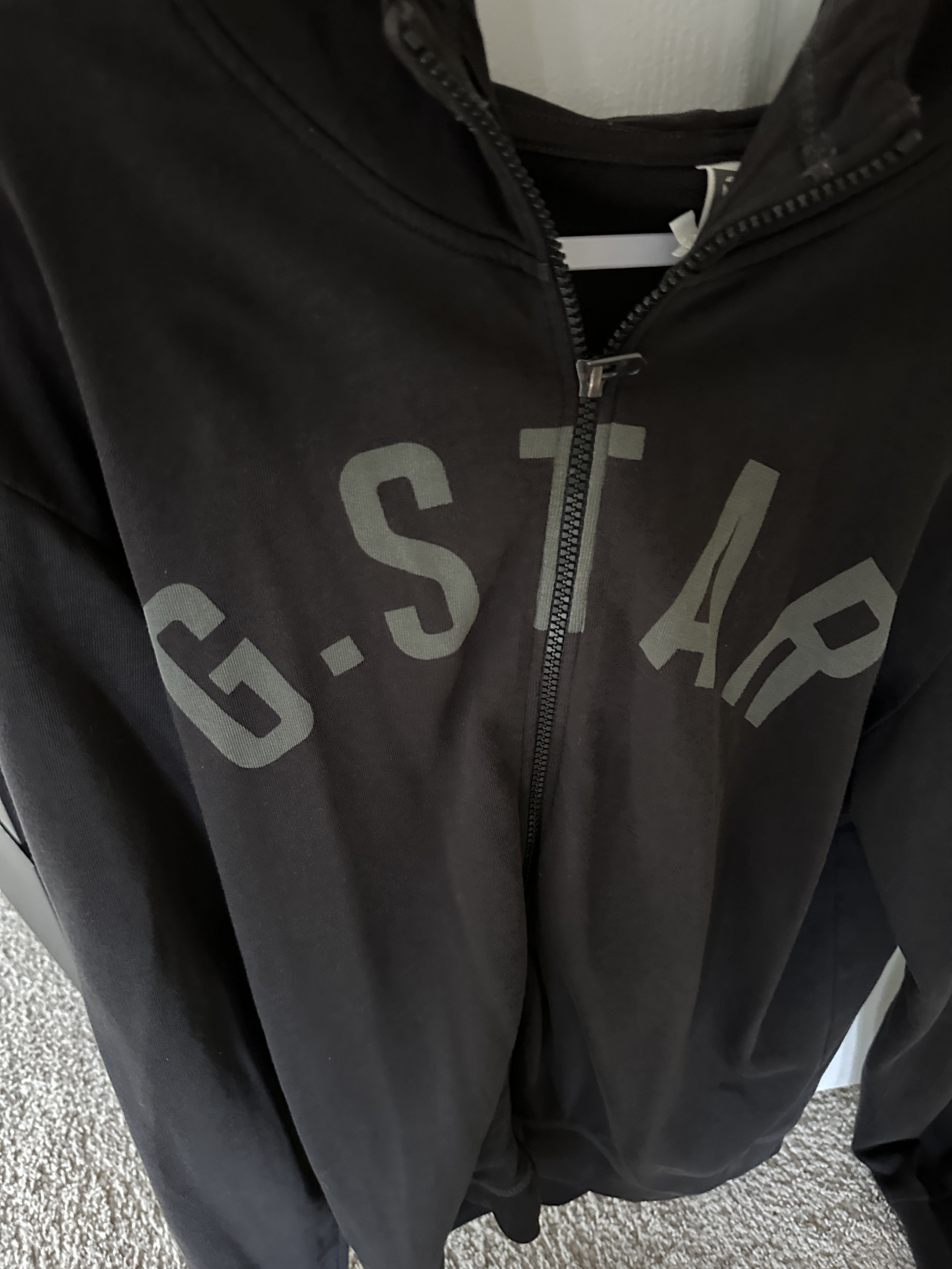 G-Star G-Star RAW Men's Black Hoodie Zip-Up Jacket Size XL Size US XL / EU 56 / 4 - 3 Thumbnail