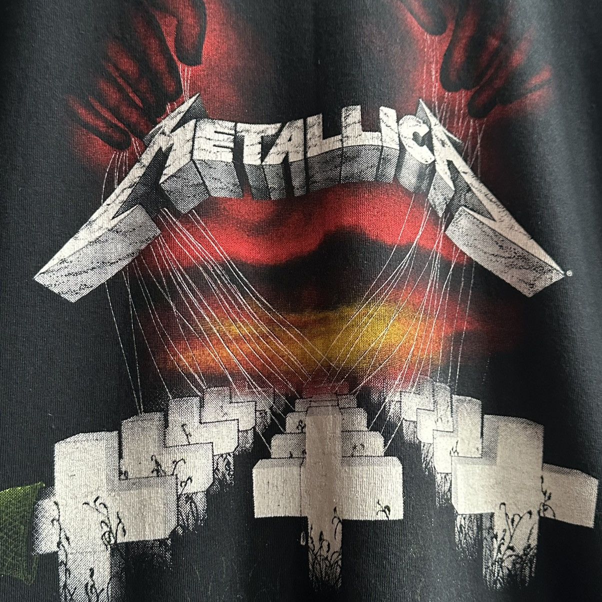 Band Tees × Metallica × Vintage VINTAGE METALLICA MASTER OF PUPPETS TEE 2017 Size US M / EU 48-50 / 2 - 5 Thumbnail