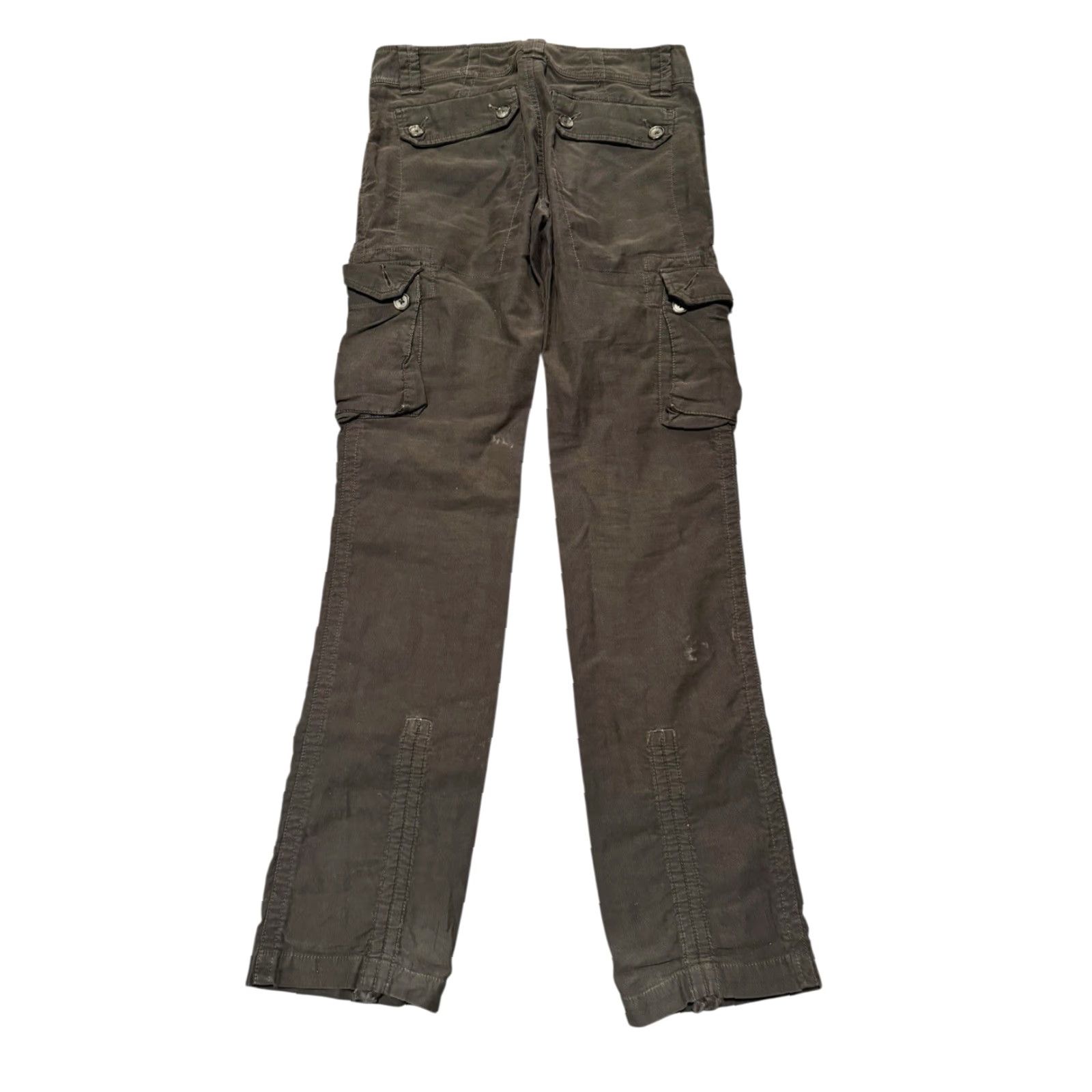 James Perse VINTAGE James Perse Los Angeles Pants Corduroy Cotton Cargo Detail Drawstring Black 27 Womens Size 27" / US 4 / IT 40 - 5 Thumbnail