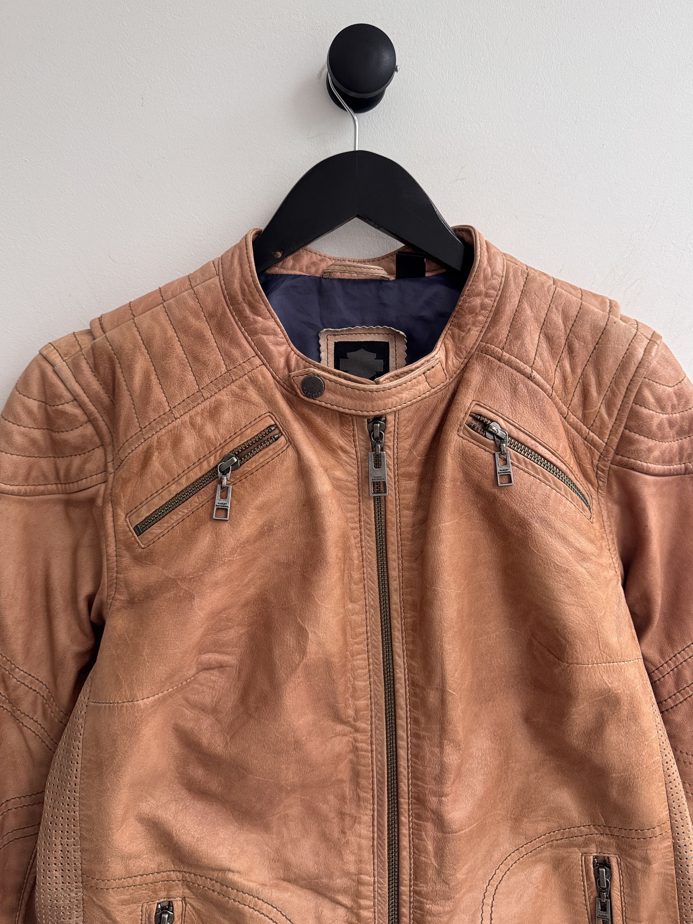 Harley Davidson Harley Davidson Real Leather Jacket Size L / US 10 / IT 46 - 4 Thumbnail