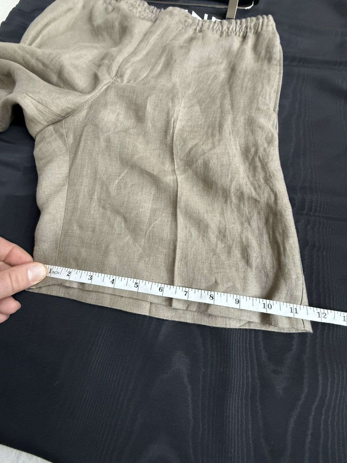 Z Zegna $1.1k+ Zegna Oasi Lino shorts 46 BNWT green khaki grail 46 Size US 30 / EU 46 - 11 Thumbnail