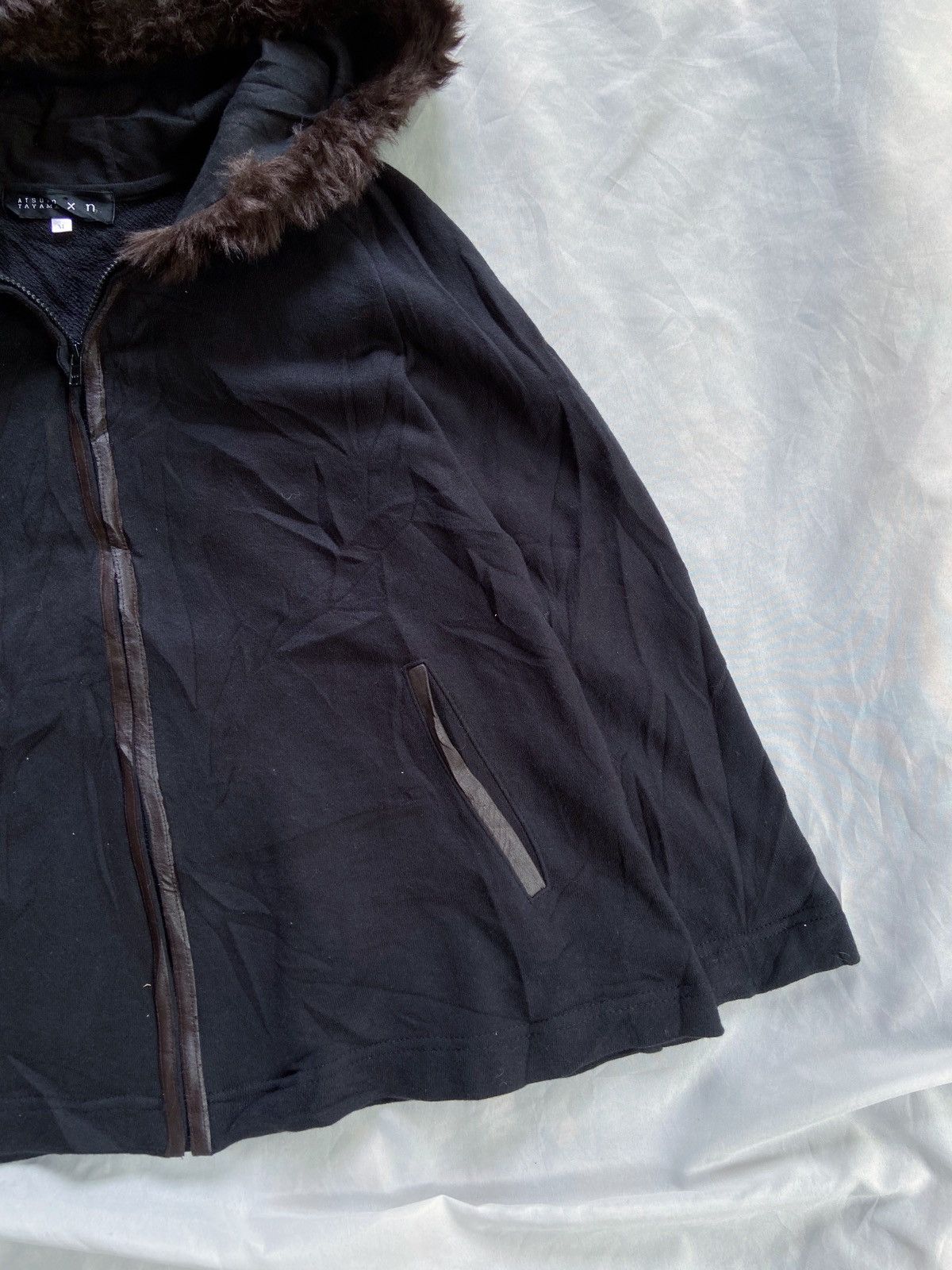 Isamu Katayama Backlash ATSURO TAYAMA PONCHO FAUX FUR ZIP HOODIE Size US S / EU 44-46 / 1 - 3 Thumbnail