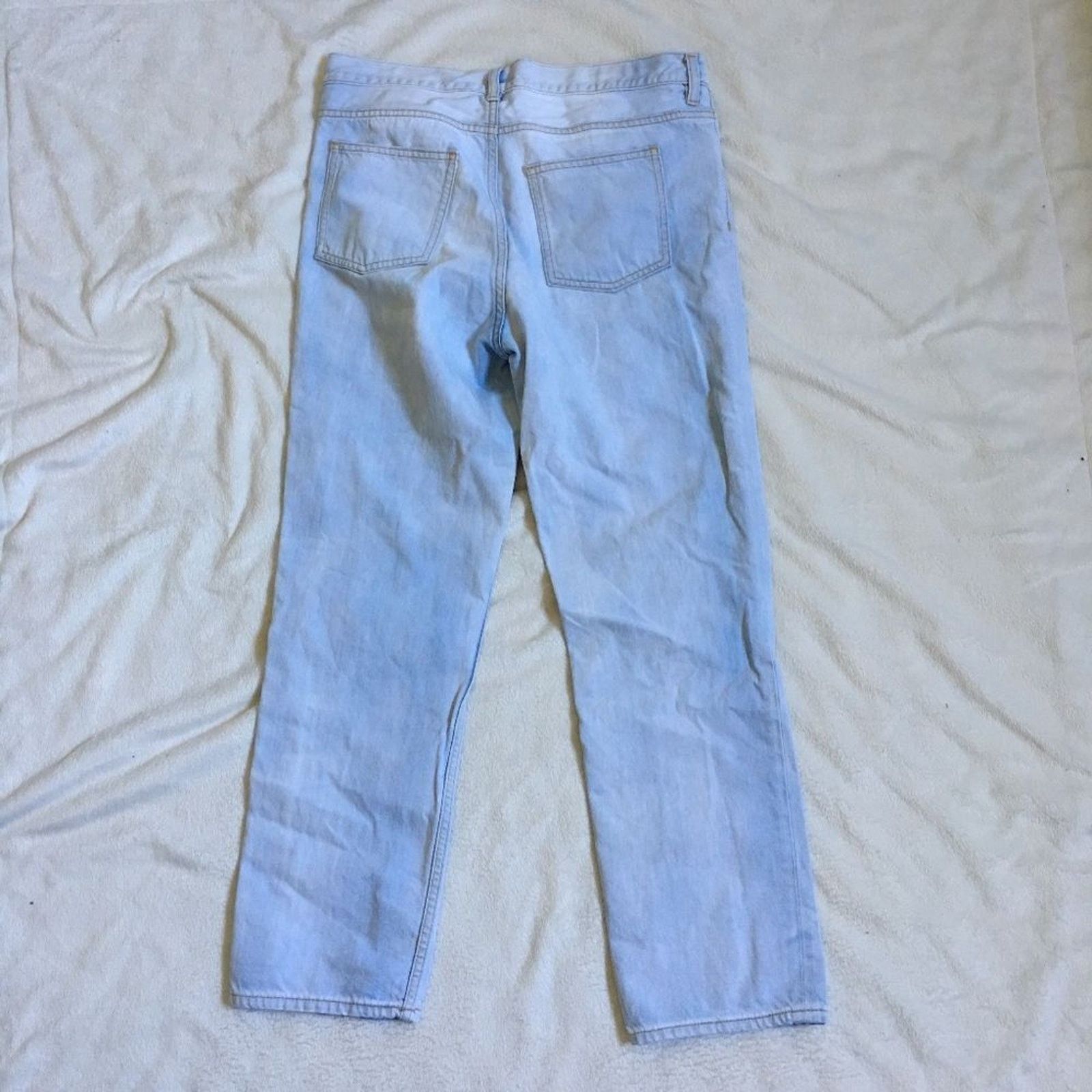 Cos COS Relaxed Fit Light Blue Denim Jeans | Sz 27 Size 27" / US 4 / IT 40 - 4 Thumbnail
