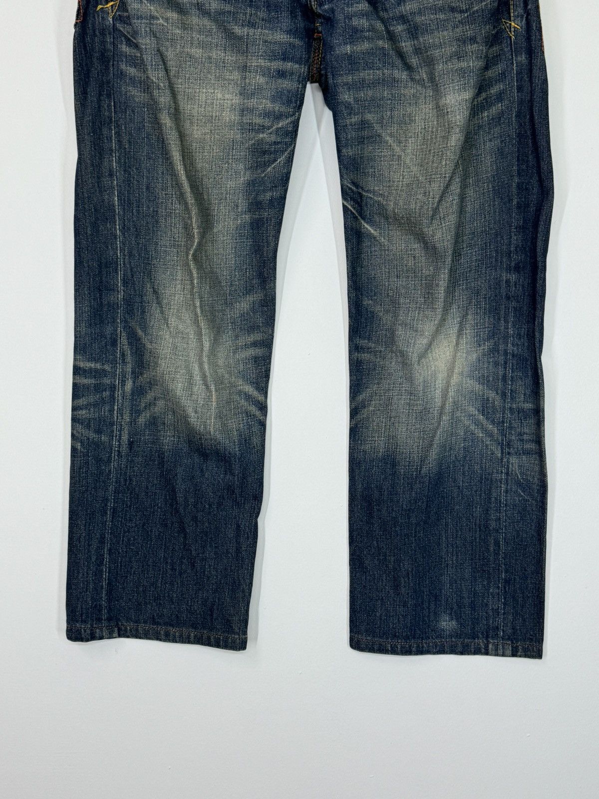 Hysteric Glamour × Japanese Brand Distressed Doube Waist Junya Watanabe Denim Jeans Size US 31 - 6 Thumbnail