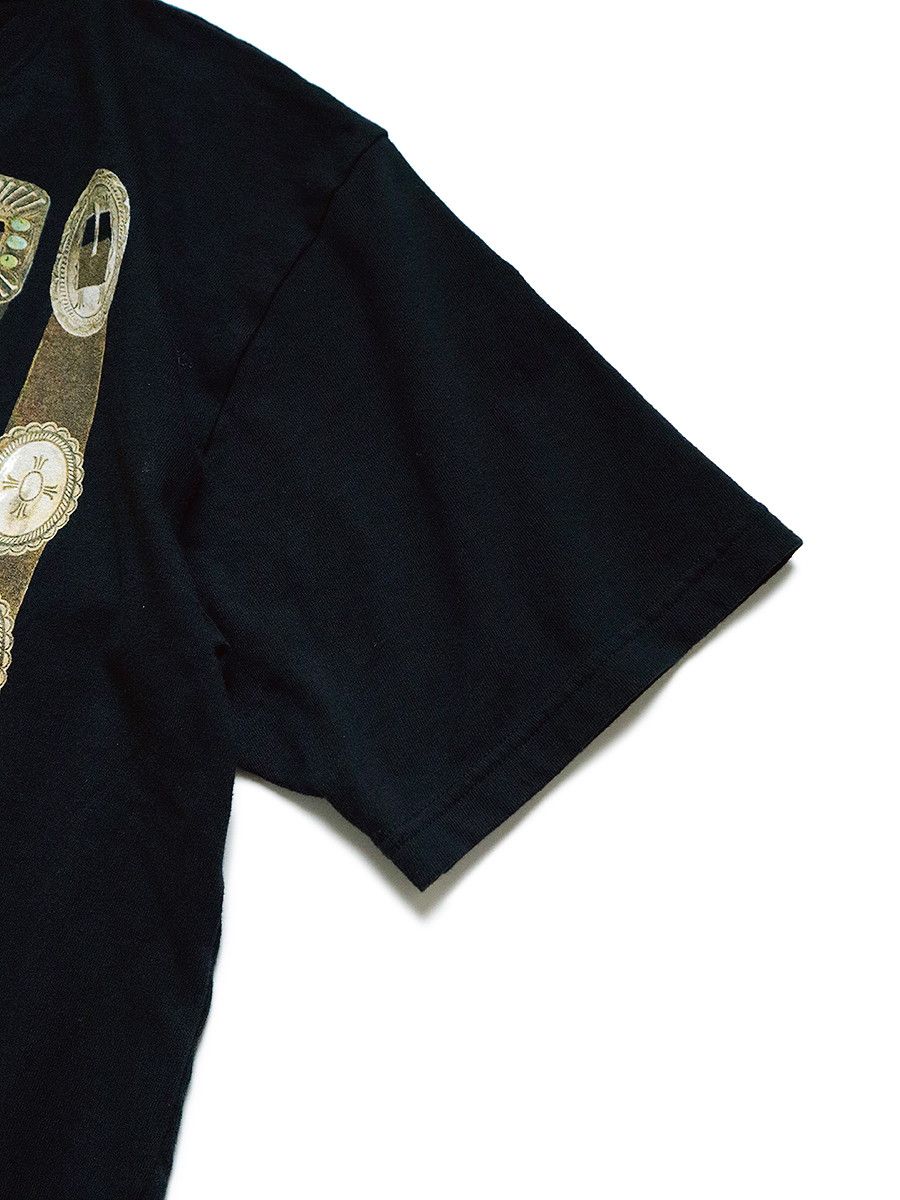 KAPITAL 20/- Jersey crew Tee curtain concho pt t-shirt black