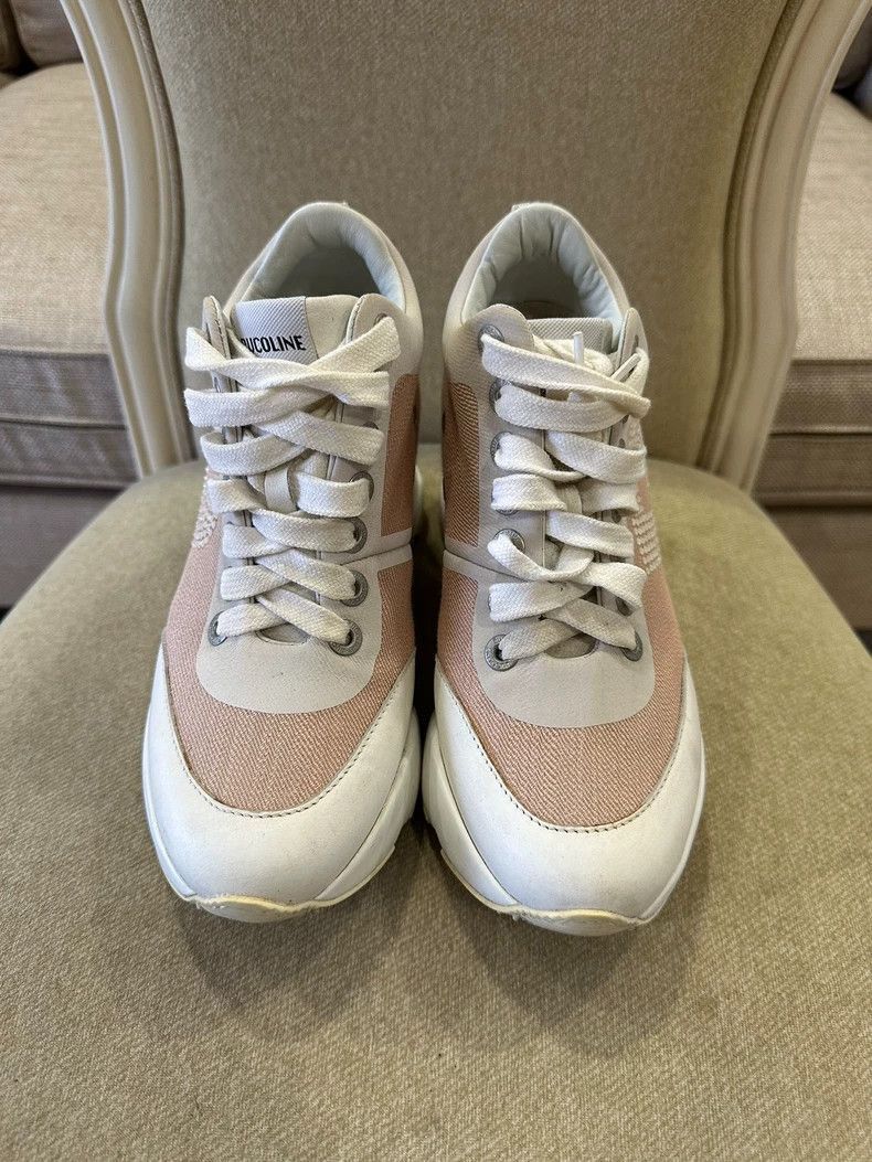 Amiri Pink and White Platform Sneakers for Women-2506 Size US 8 / IT 38 - 2 Thumbnail