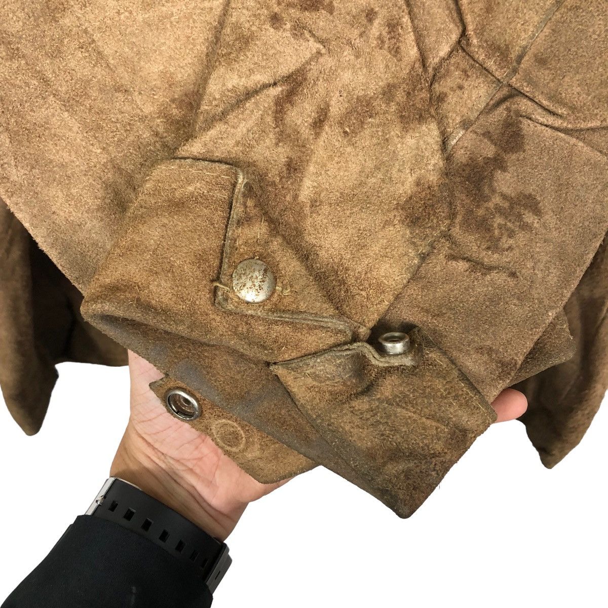 Genuine Leather 🔥90’s Vintage Genuine Leather Jacket Issey Miyake Japan Size US M / EU 48-50 / 2 - 12 Thumbnail