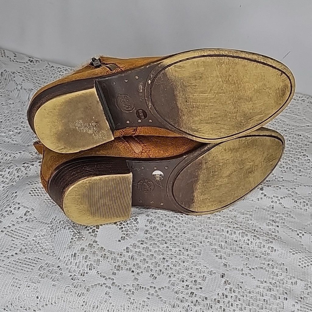 Lucky Brand Lucky Brand Baselsher leather sherpa lined ankle boots 8.5 Size US 8.5 / IT 38.5 - 10 Thumbnail