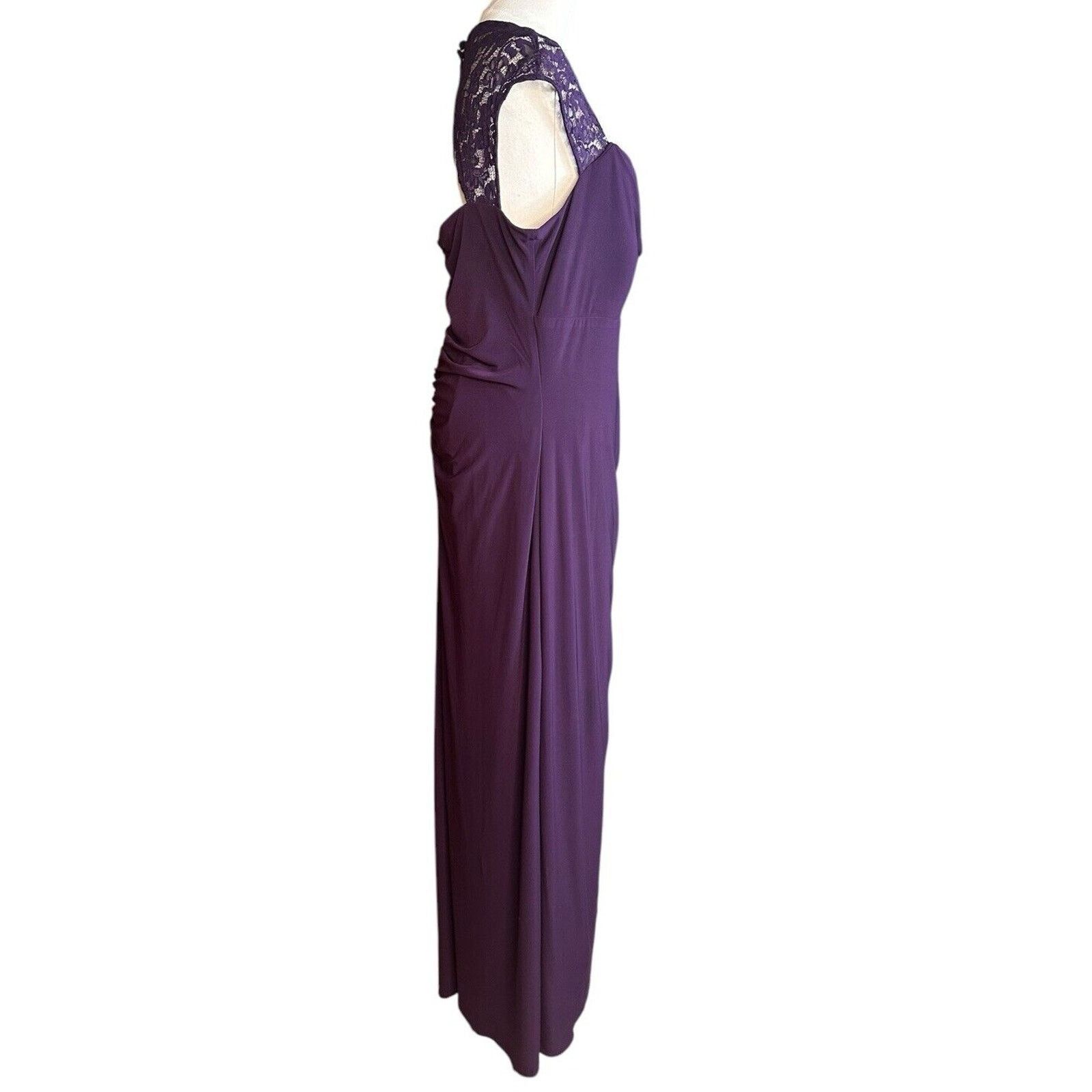 msk gowns & formal dresses Beaisland round neck short sleeve maternity dress – Bearsland