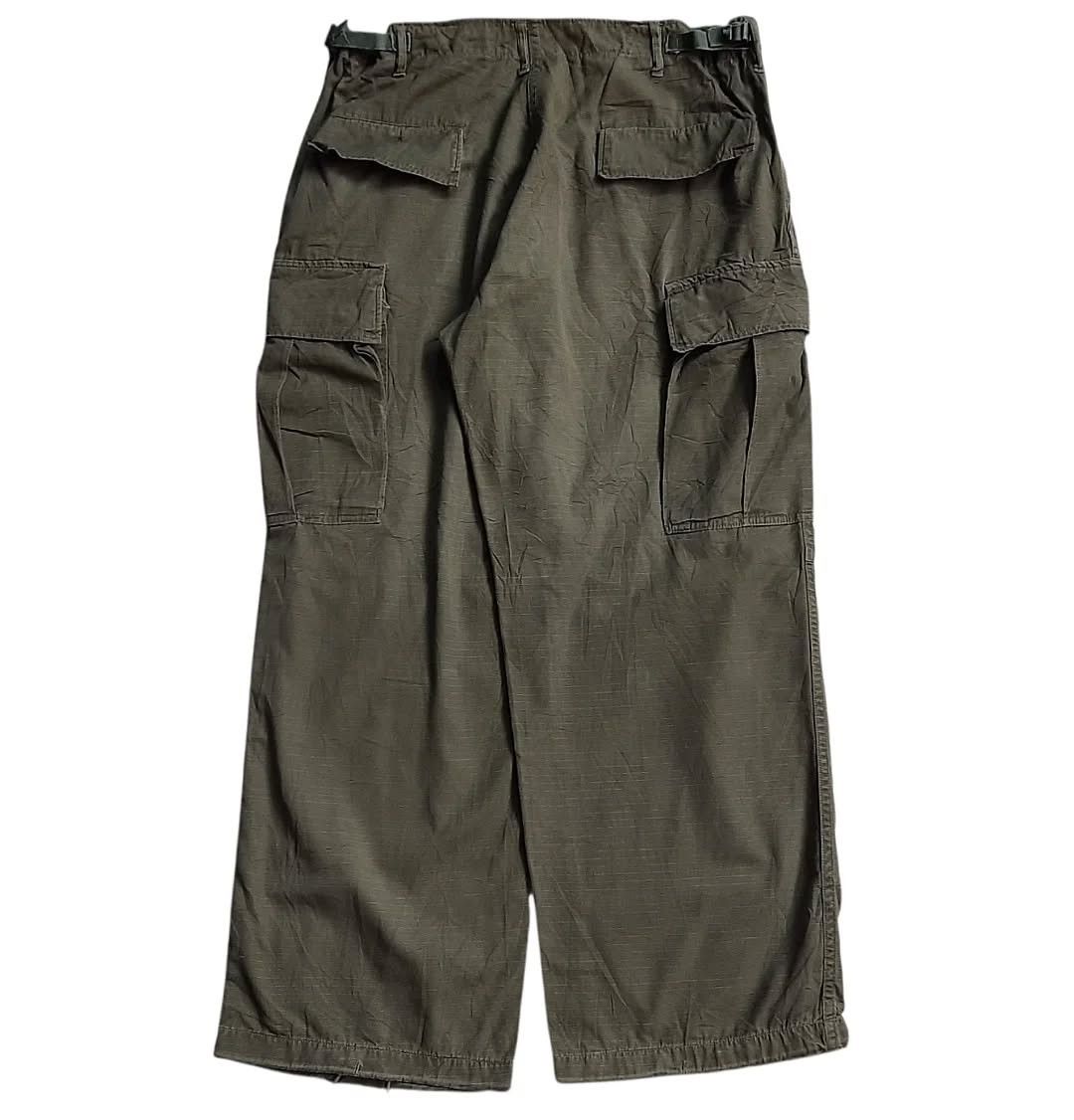 Orslow Vintage US Army Combat Tropical OG 107 Ripstop Trousers Size US 32 / EU 48 - 2 Thumbnail
