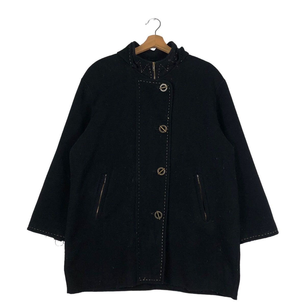 Japanese Brand 🔥Vintage Bondage Ultimate Black Issey Miyake Japan Size US L / EU 52-54 / 3 - 1 Thumbnail