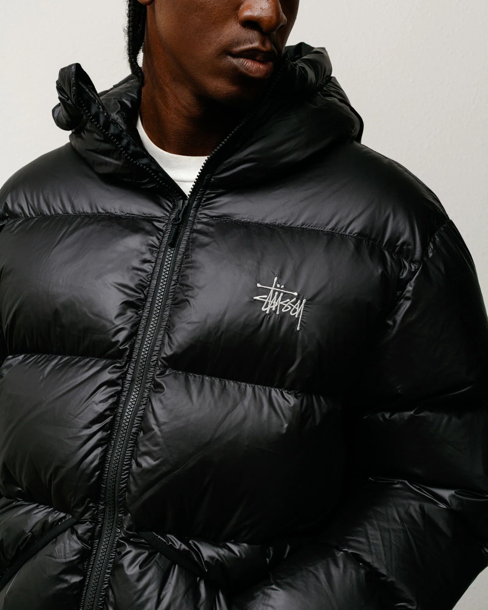 Stussy STÜSSY DOWN FILL MICRO RIPSTOP PUFFER BLACK HOODED PARKA XL Size US L / EU 52-54 / 3 - 4 Thumbnail