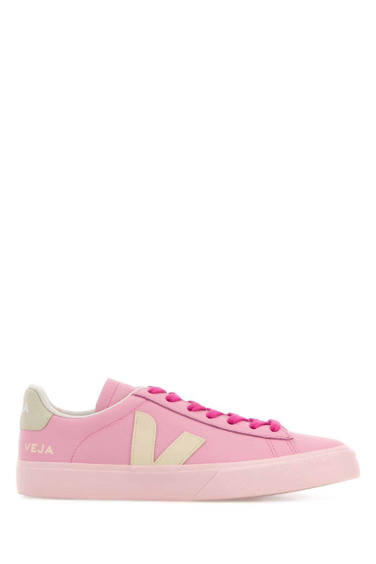 Veja Pink Leather Campo Sneakers Size US 9 / IT 39 - 1 Thumbnail