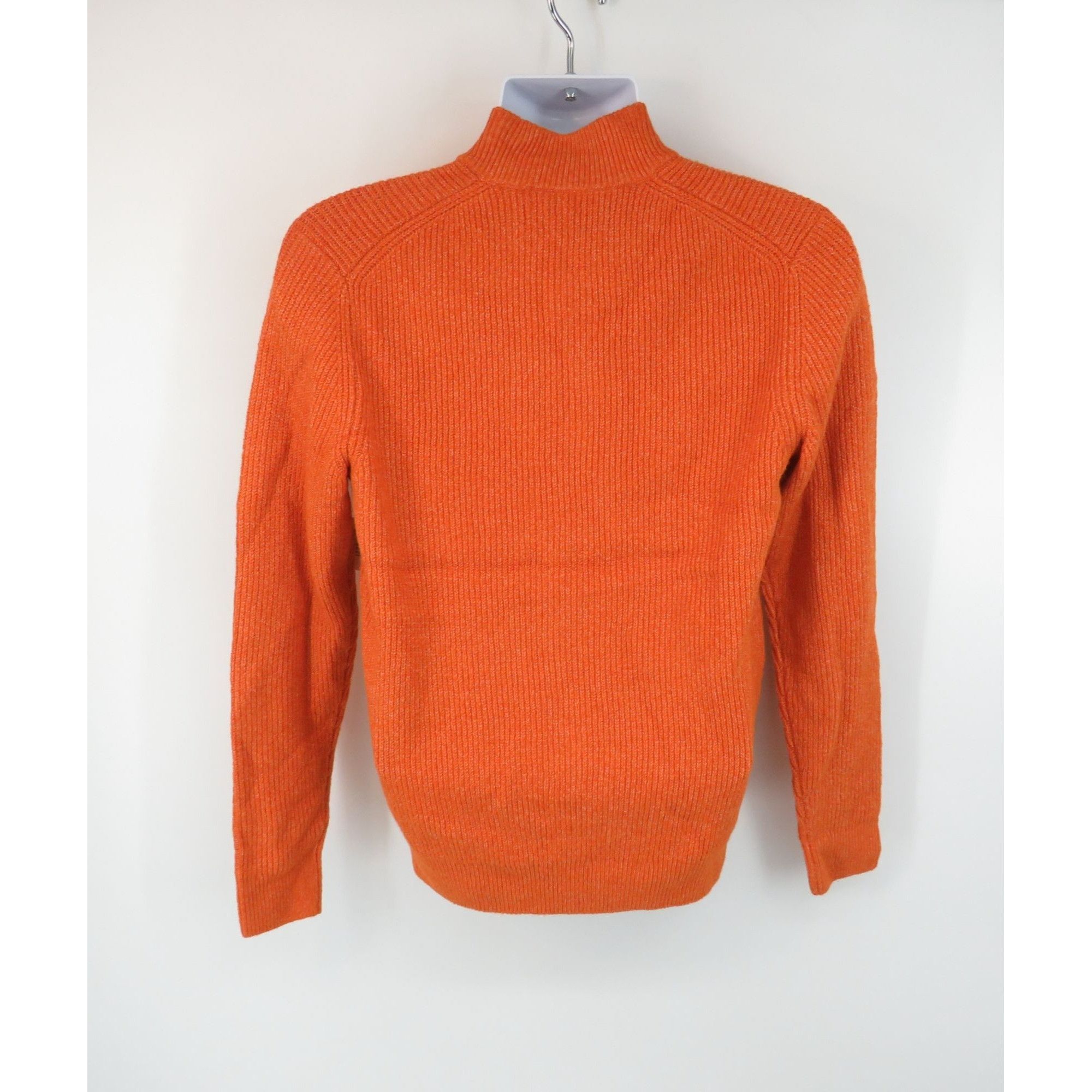 Other Amazon Essentials Men's Orange 1/4 Button Sweater Small NWT Size US S / EU 44-46 / 1 - 2 Thumbnail