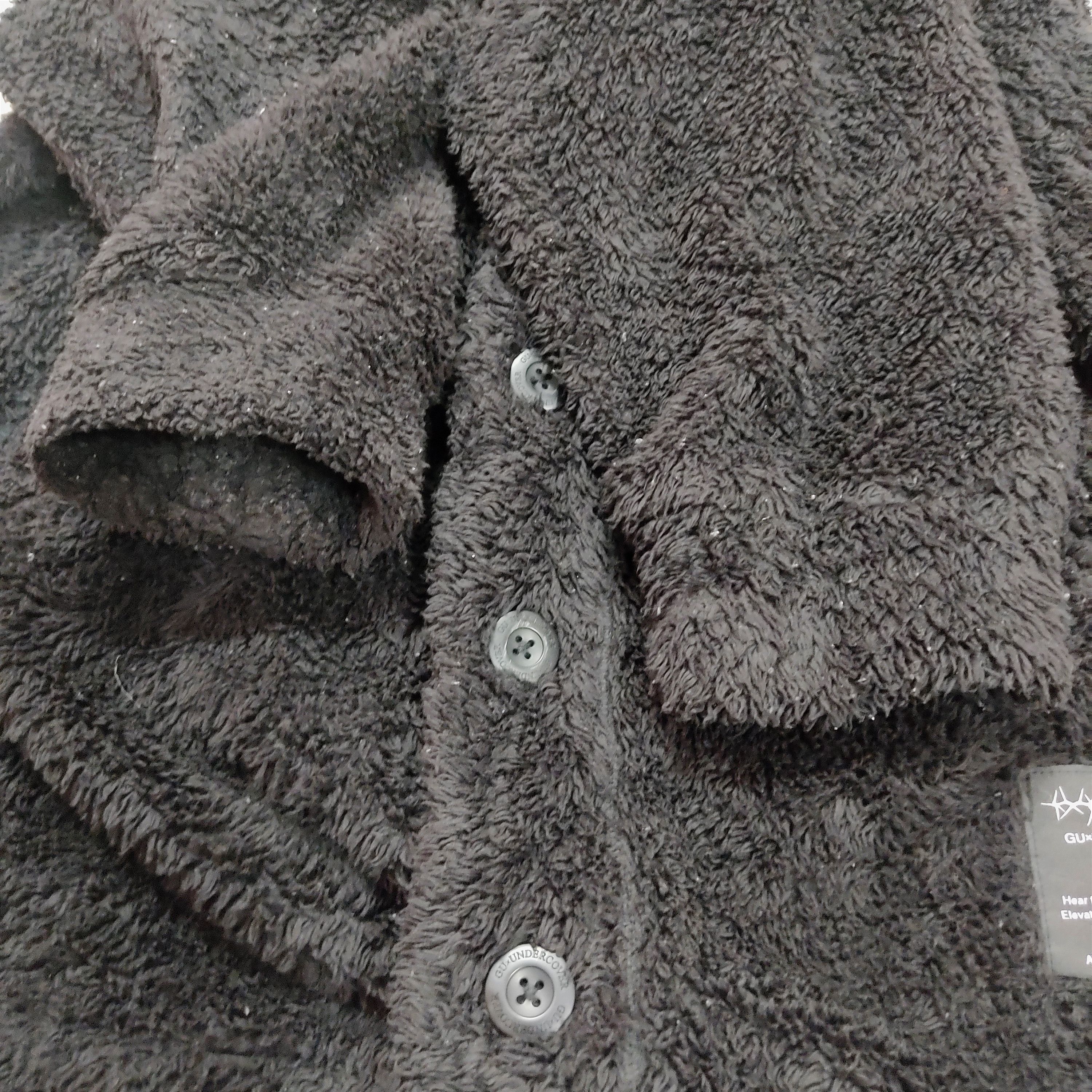 Japanese Brand × Undercover GU x UNDERCOVER Freedom Fleece Button Oversized Jacket Size US L / EU 52-54 / 3 - 11 Thumbnail