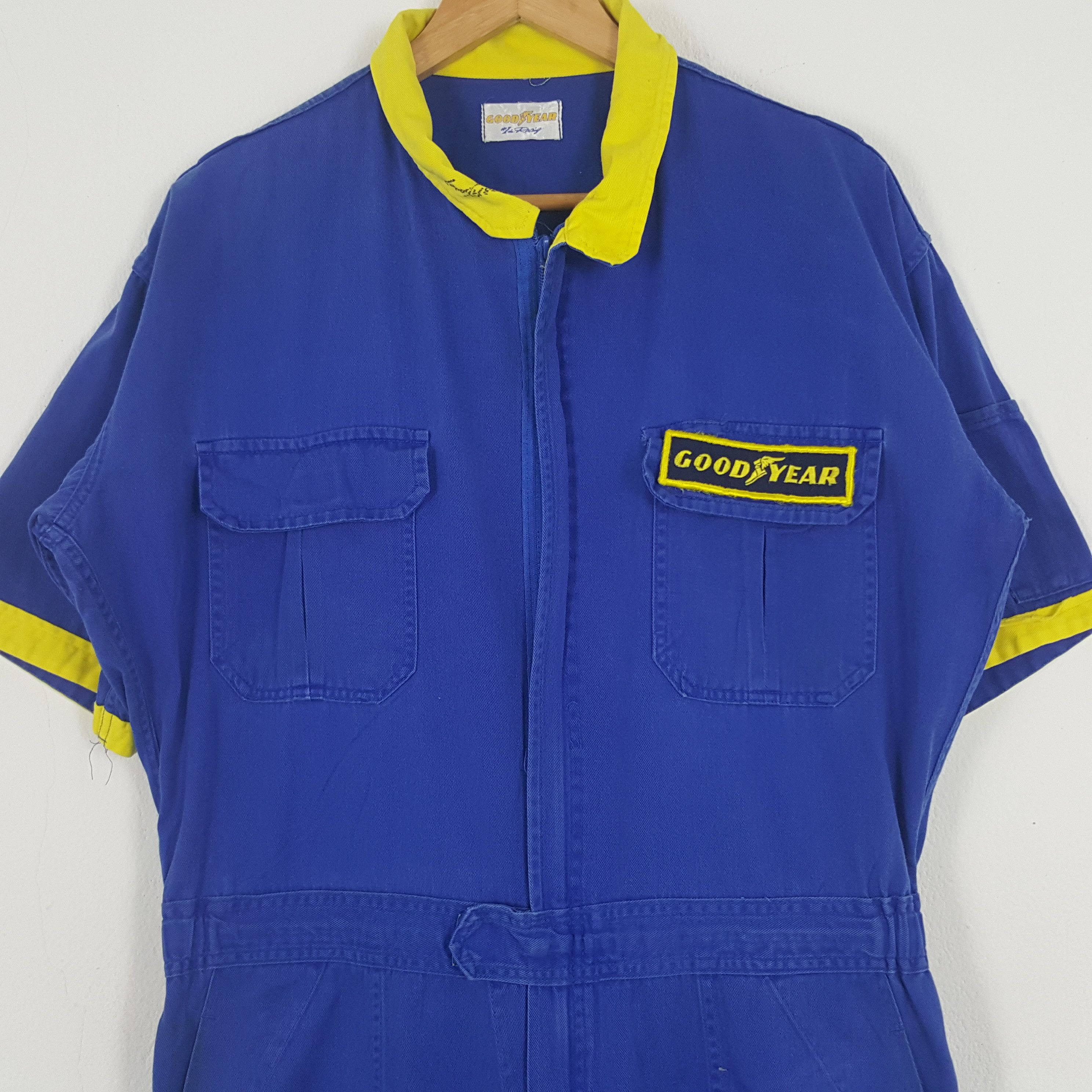 Japanese Brand × Vintage Vintage Good Year Racing Formula One F1 Coverall Jacket Size US XL / EU 56 / 4 - 4 Thumbnail