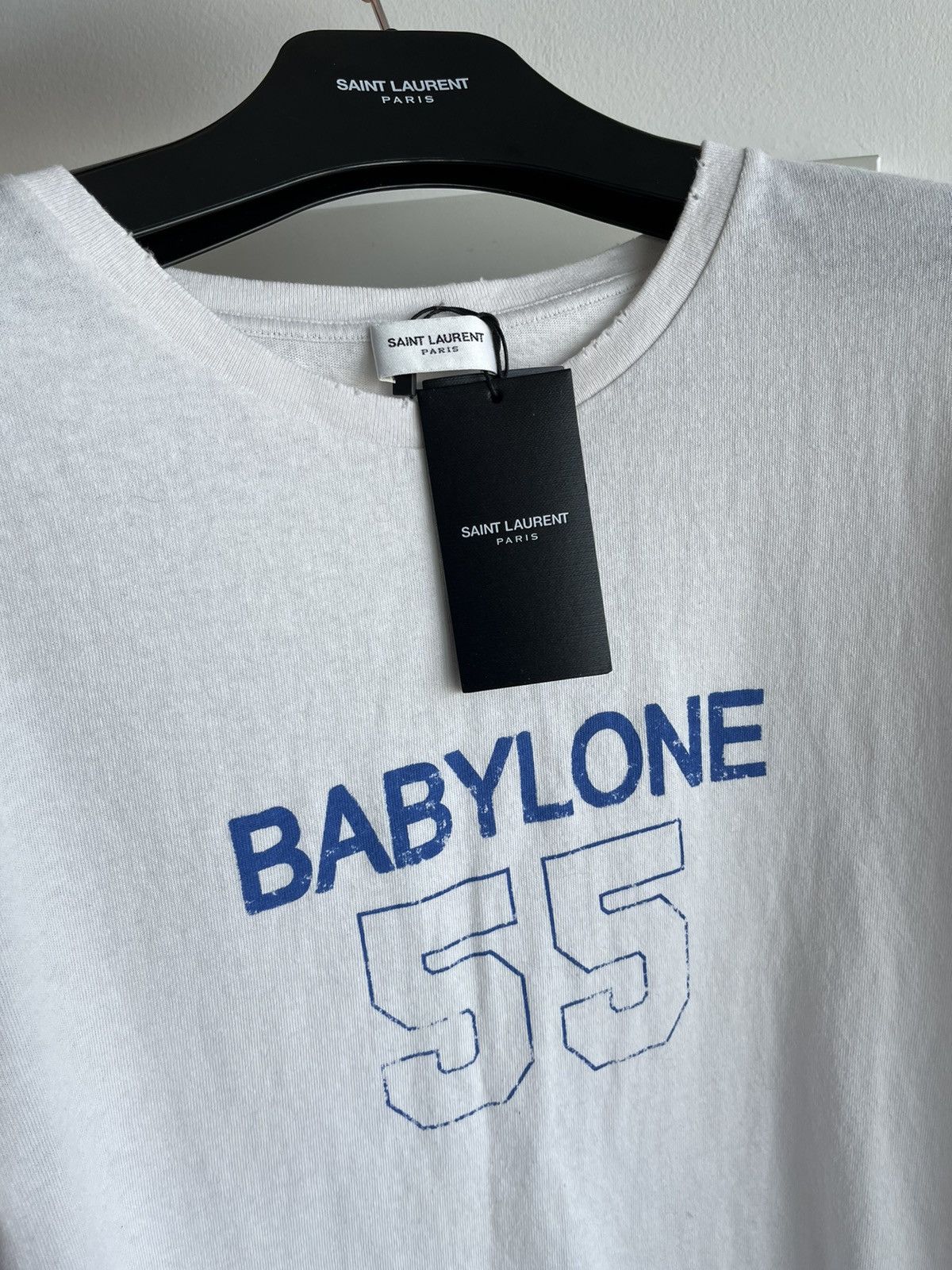 Saint Laurent Paris Super Runway Saint Laurent Babylone Slim fit Tee T-shirt Size US S / EU 44-46 / 1 - 14 Thumbnail