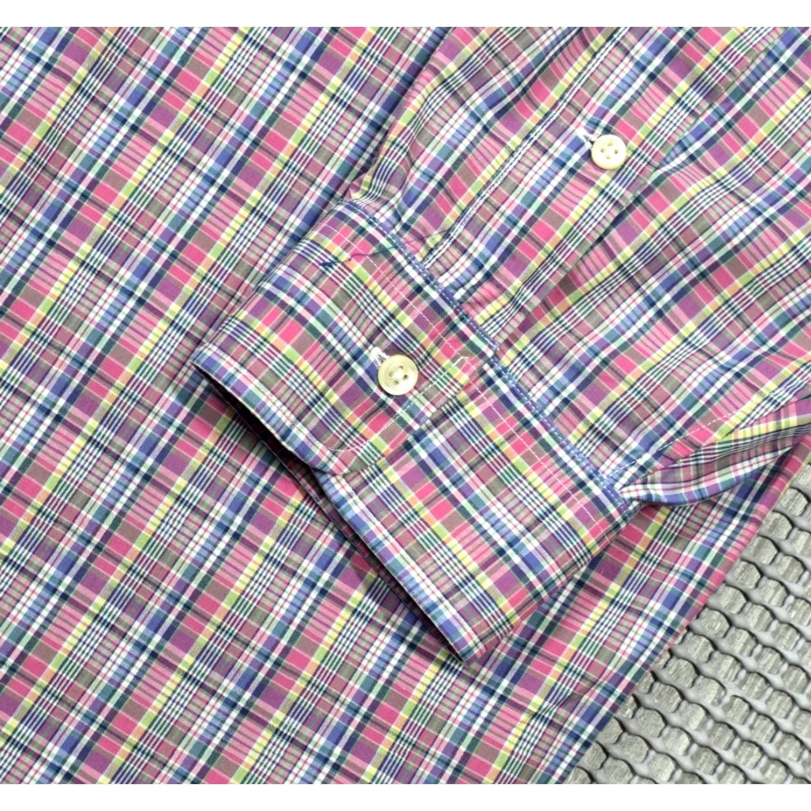 Polo Ralph Lauren Polo Ralph Lauren Button-Up Shirt Multicolor Plaid Poplin Long Sleeve Mens 3XB Big & Tall Button-Down OCBD Polo Shirt Size US XXL / EU 58 / 5 - 6 Thumbnail