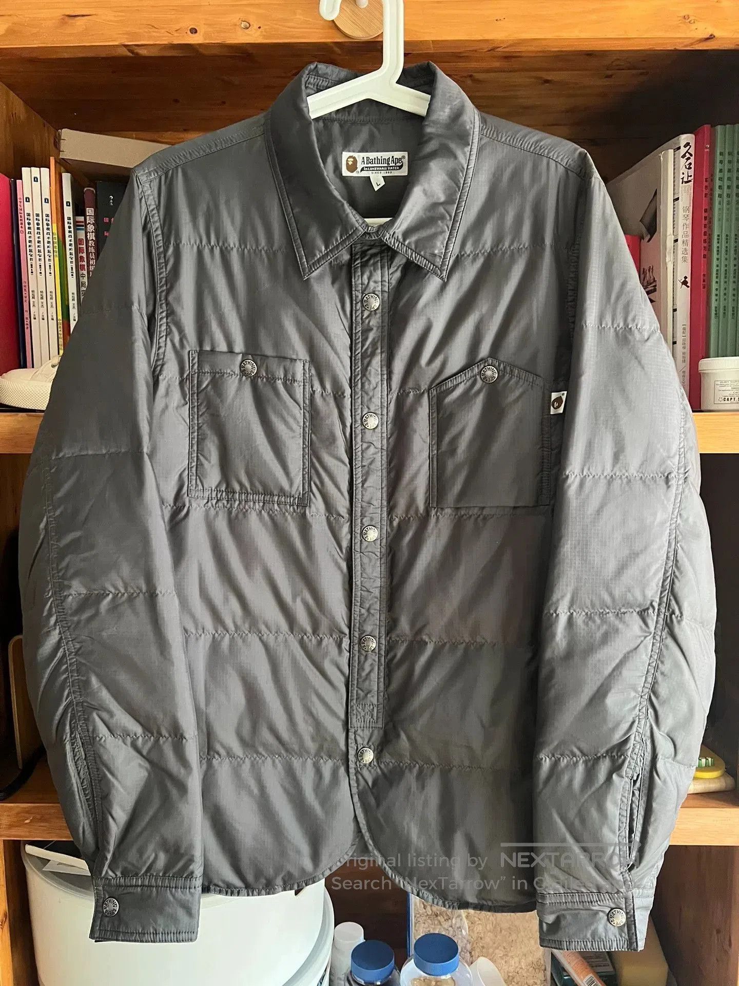 Bape A Bathing Ape Shirt Down Jacket. Size US L / EU 52-54 / 3 - 1 Thumbnail