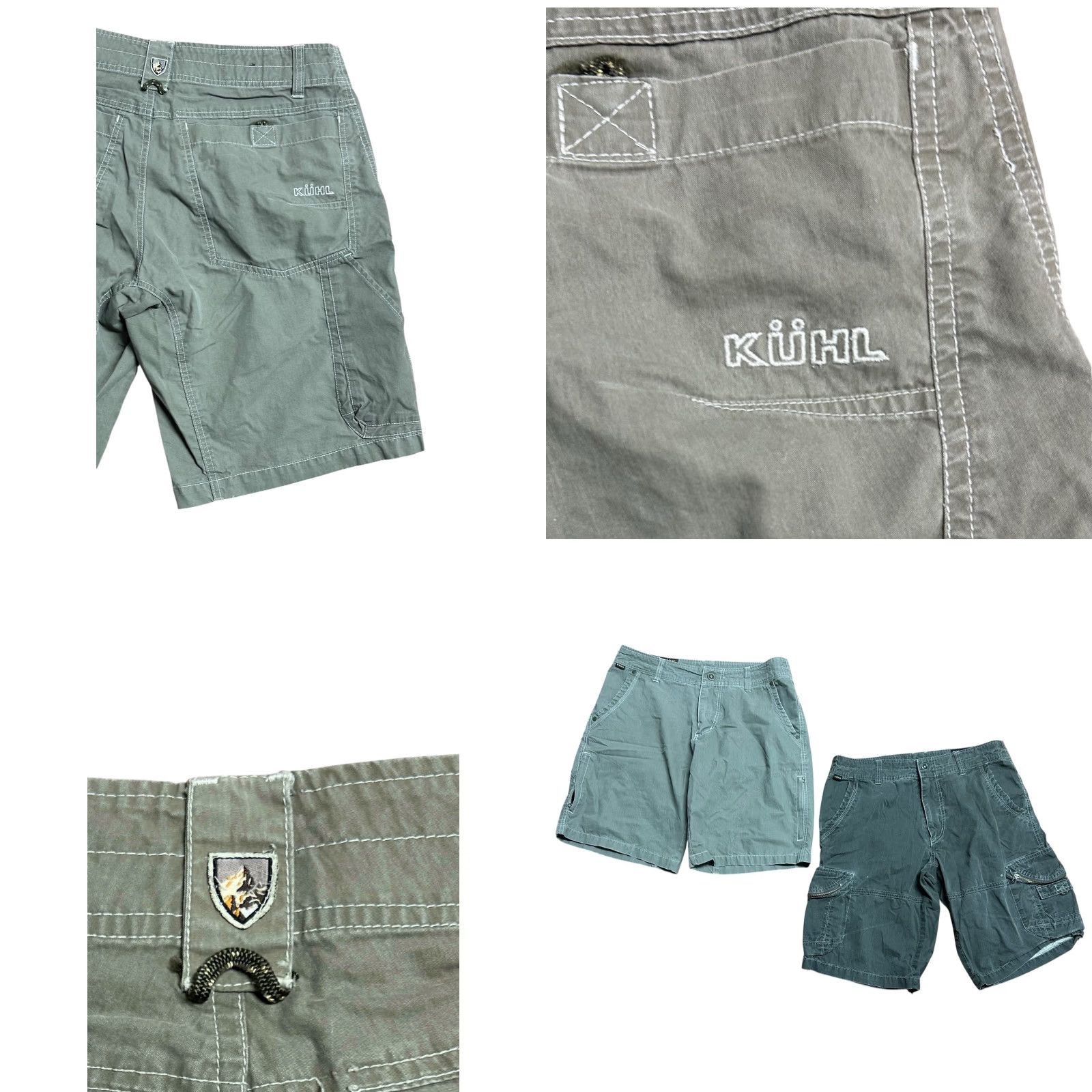 Vintage Kuhl Shorts Mens 32 Ambush Cargo Vintage Patina Dye Brown & Gray Lot Of 2 Hiking Cargo Short Mens 32 Gray Brown Outdoors 2 Pack Size US 32 / EU 48 - 11 Thumbnail