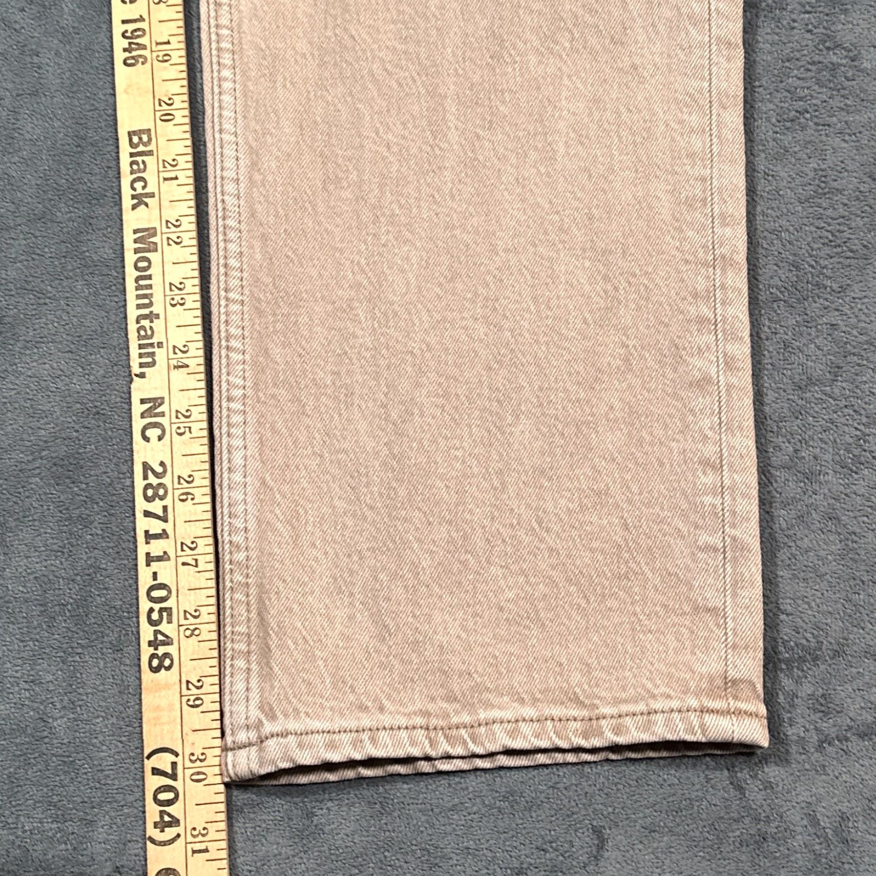 Abercrombie & Fitch VINTAGE Abercrombie & Fitch Women's Jeans 30/10R Khaki High Rise Straight Retro 90s Denim Size 30" / US 8 / IT 44 - 6 Thumbnail