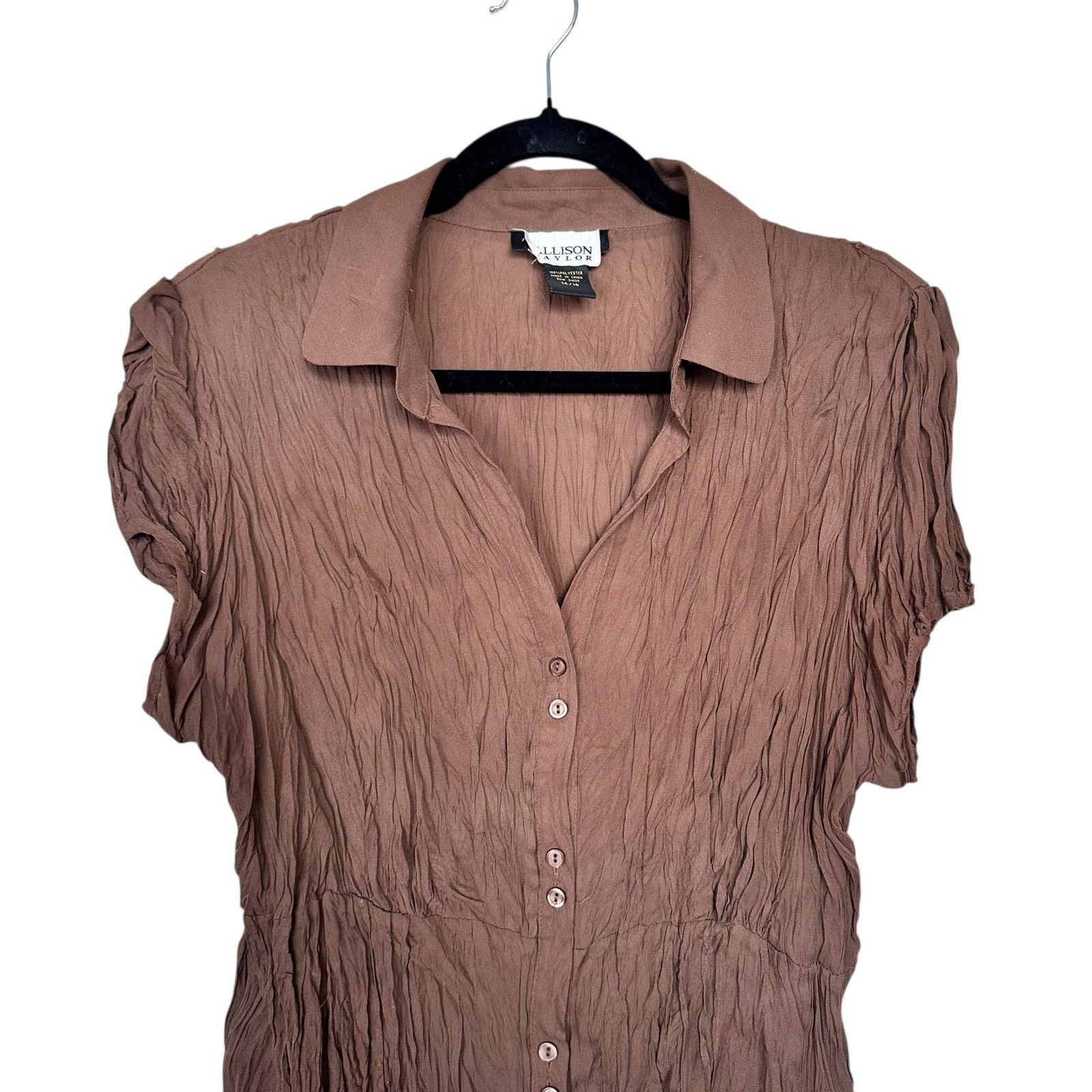 Other Allison Taylor Y2K Going Out Ruffle Tops Leopard Brown XL Size XL / US 12-14 / IT 48-50 - 10 Thumbnail
