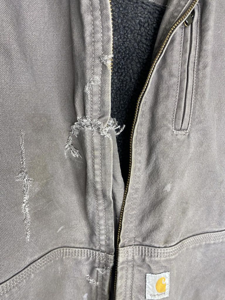 Carhartt Vintage Grey Carhartt Hooded Detroit Jacket Size Women's M Size M / US 6-8 / IT 42-44 - 7 Thumbnail