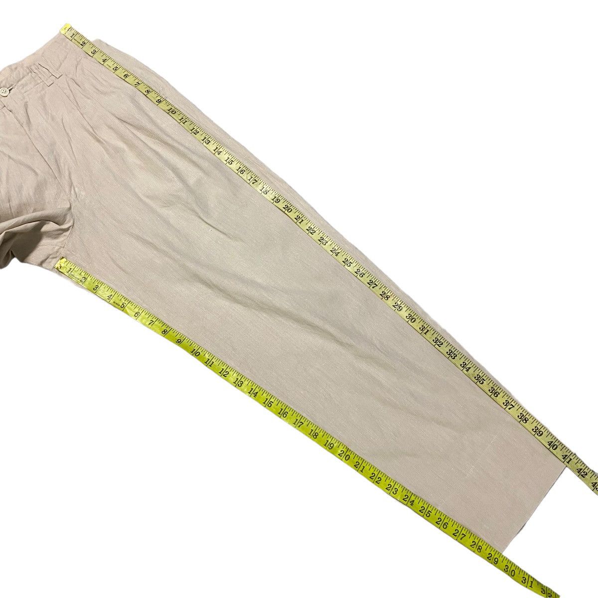 Comme des Garcons Homme AD1989 Comme Des Garcons Homme Linen Baggy Pants Size US 28 / EU 44 - 16 Thumbnail