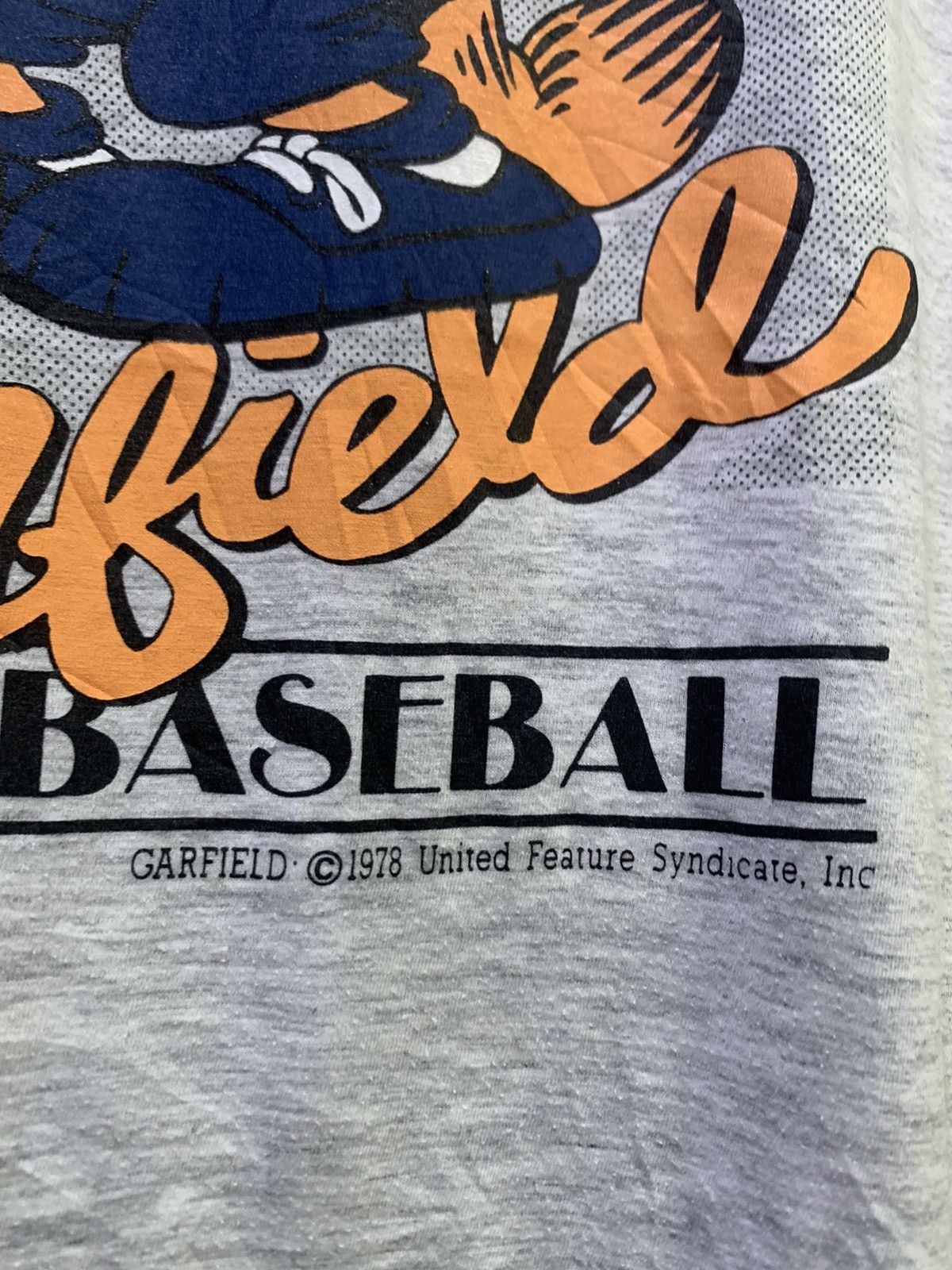 Cartoon Network Vintage GARFIELD “Baseball” Garfield ©️1978 cartoon tees Size US L / EU 52-54 / 3 - 5 Thumbnail