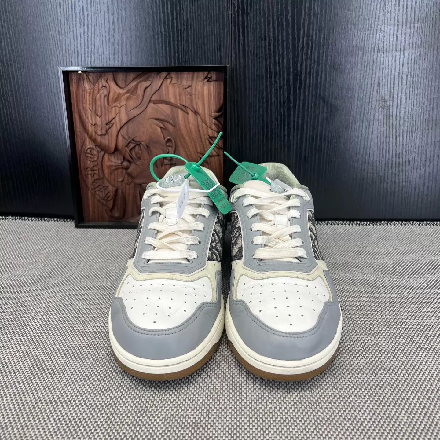 Dior Dior B27 Gray & White Sneakers Size 43 Original Box Size US 10 / EU 43 - 6 Thumbnail