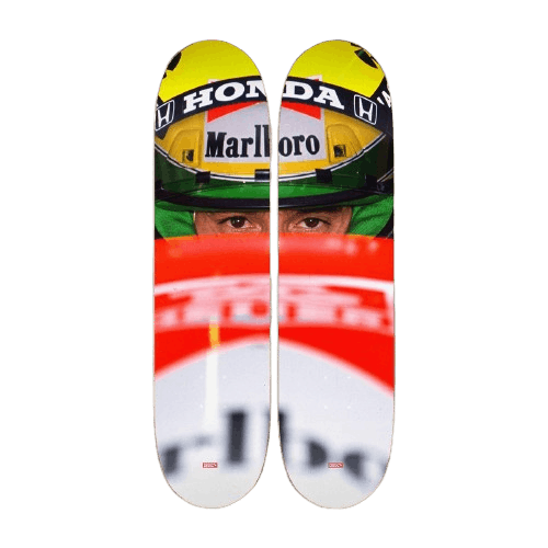 Formula 1 Garage Welt Ayrton Senna "No Idols" F1 Skate Deck Set Size ONE SIZE - 1 Thumbnail