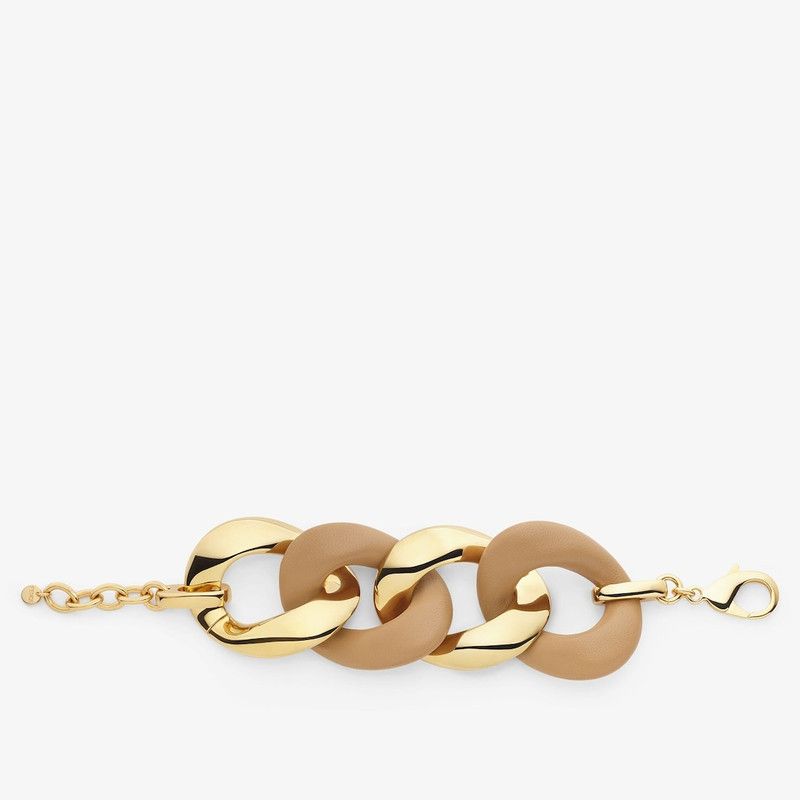 Fendi o1s1wg110226 Size : OS / Filo Bracelet in Gold/Brown Size ONE SIZE - 1 Thumbnail