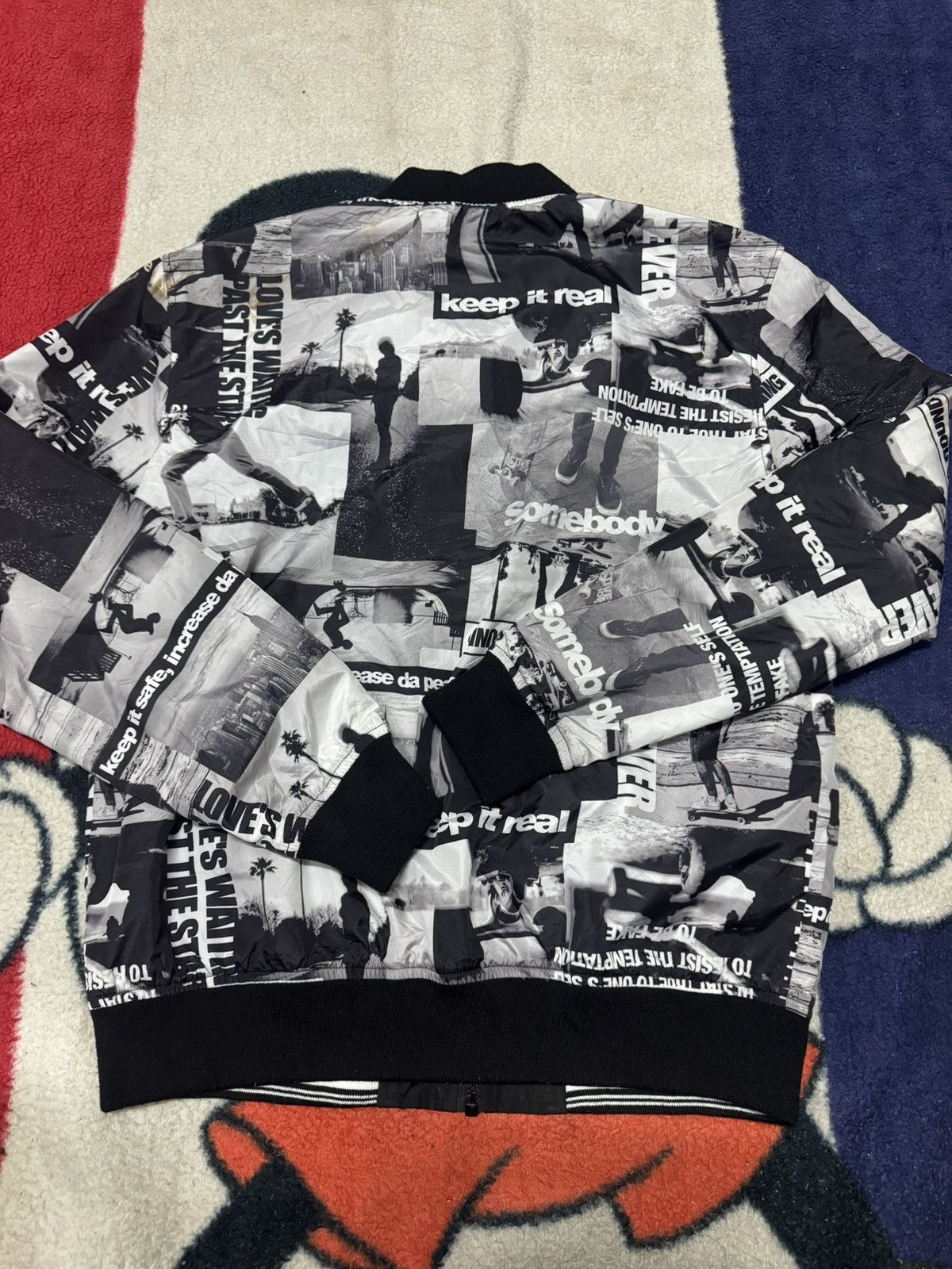 Other JUNIORSWEET FULL PRINT SKATEBOARDING BOMBER JACKET Size US M / EU 48-50 / 2 - 4 Thumbnail