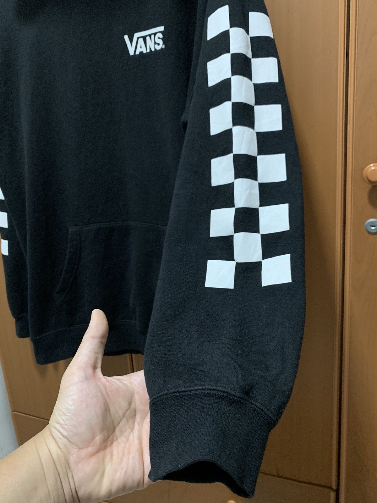 Vans Rare Design Brand Vans Checkerboard Hoodie Sweatshirt Size US L / EU 52-54 / 3 - 6 Thumbnail