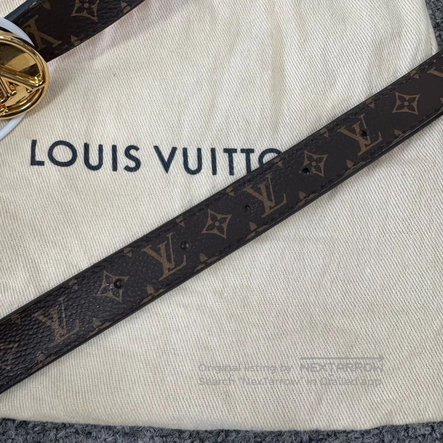 Louis Vuitton Louis Vuitton Double-sided round buckle, vintage pattern, Size ONE SIZE - 5 Thumbnail