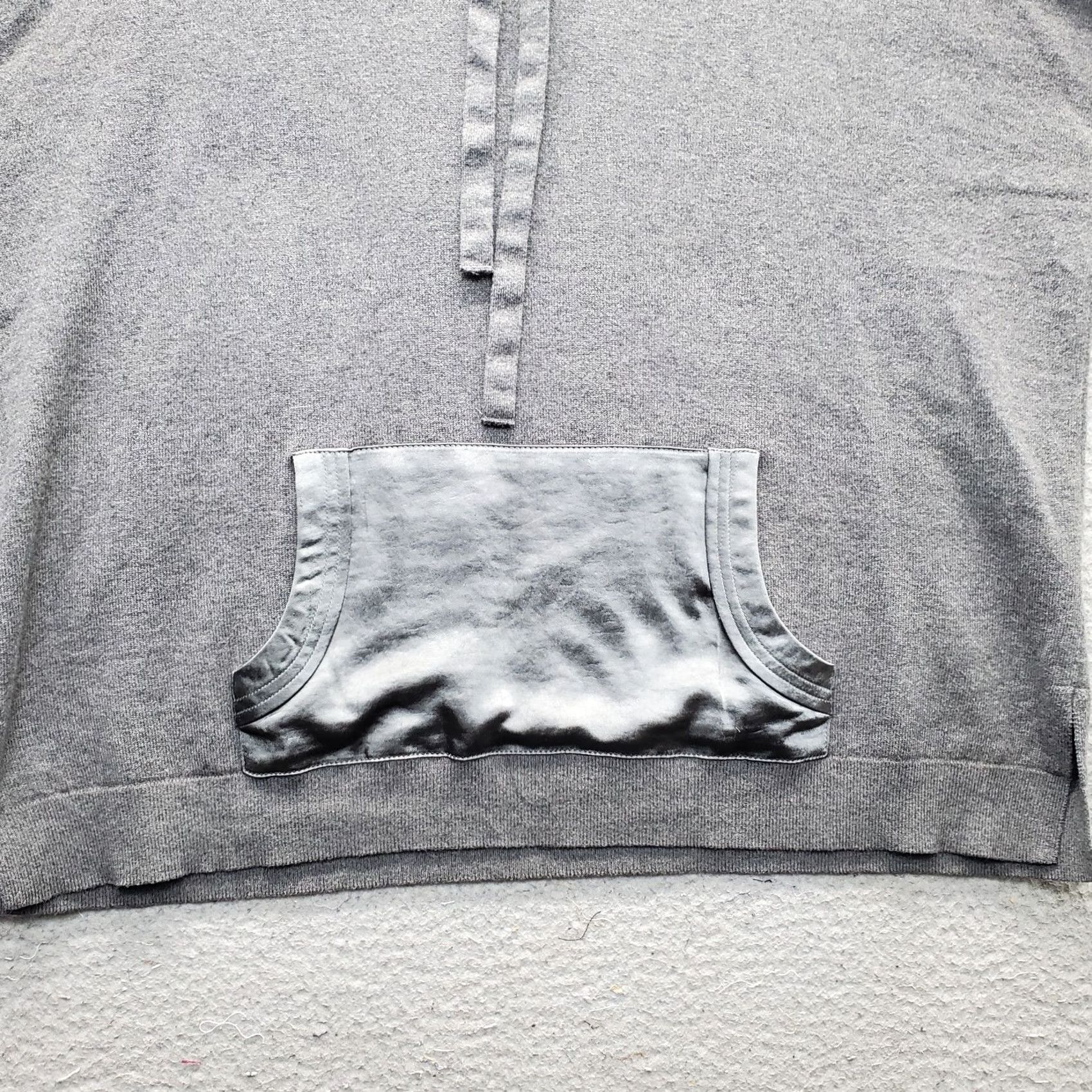 KangaROOS J Society Hoodie Womens XL Gray Long Sleeve Kangaroo Pocket Drawstring Size XL / US 12-14 / IT 48-50 - 5 Thumbnail
