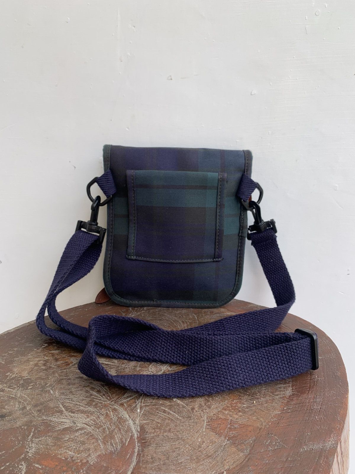 Polo Ralph Lauren × Vintage Vintage Polo Ralph Lauren Tartan Sling Bag Size ONE SIZE - 2 Thumbnail