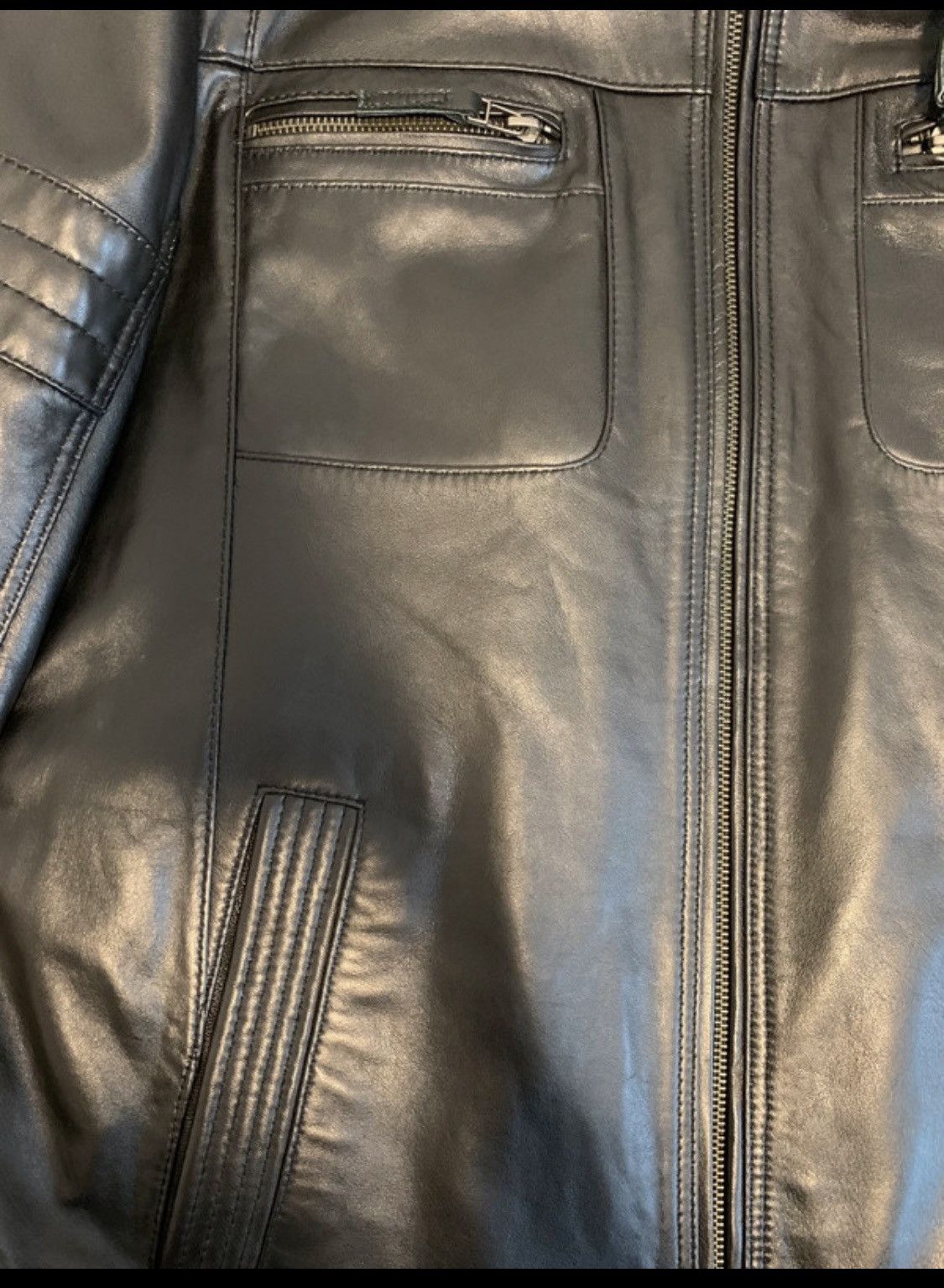 Vintage Derimod Leather Jacket Size US L / EU 52-54 / 3 - 3 Thumbnail