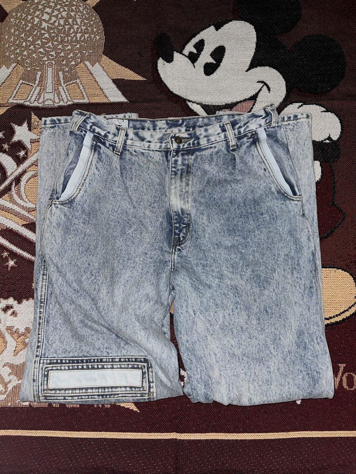 Vintage Vintage 90s Gitano Stone Wash Straight Leg Jeans Size US 33 - 3 Thumbnail